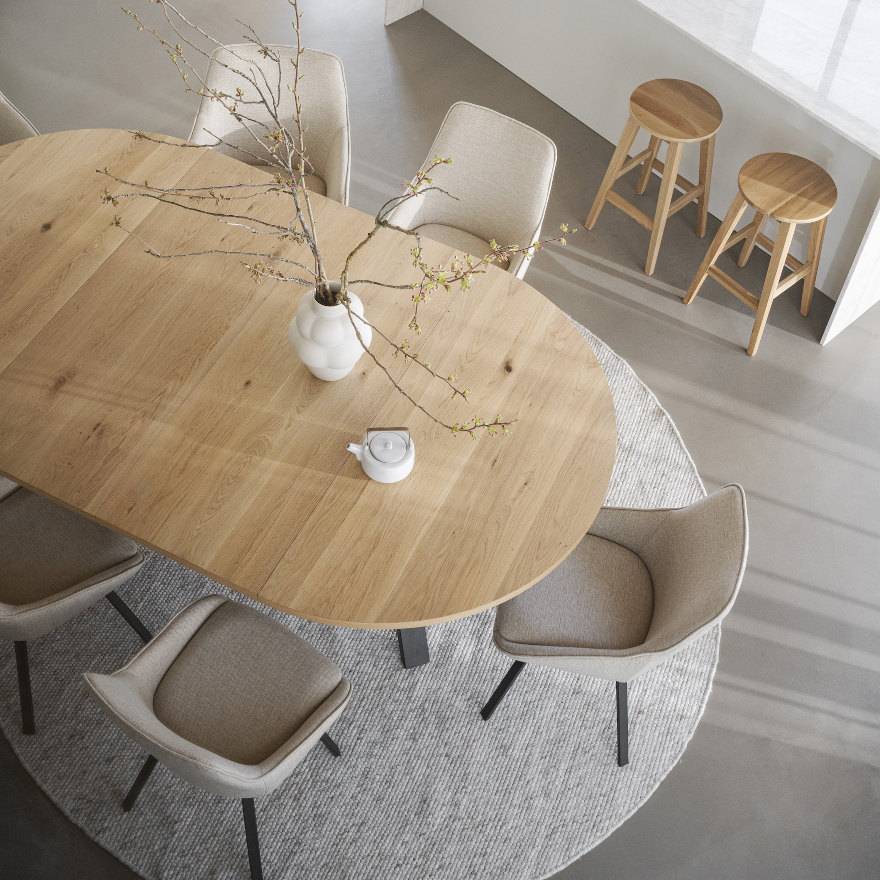 Rowico Home Alison Esszimmerstuhl Hellbeige/Schwarz