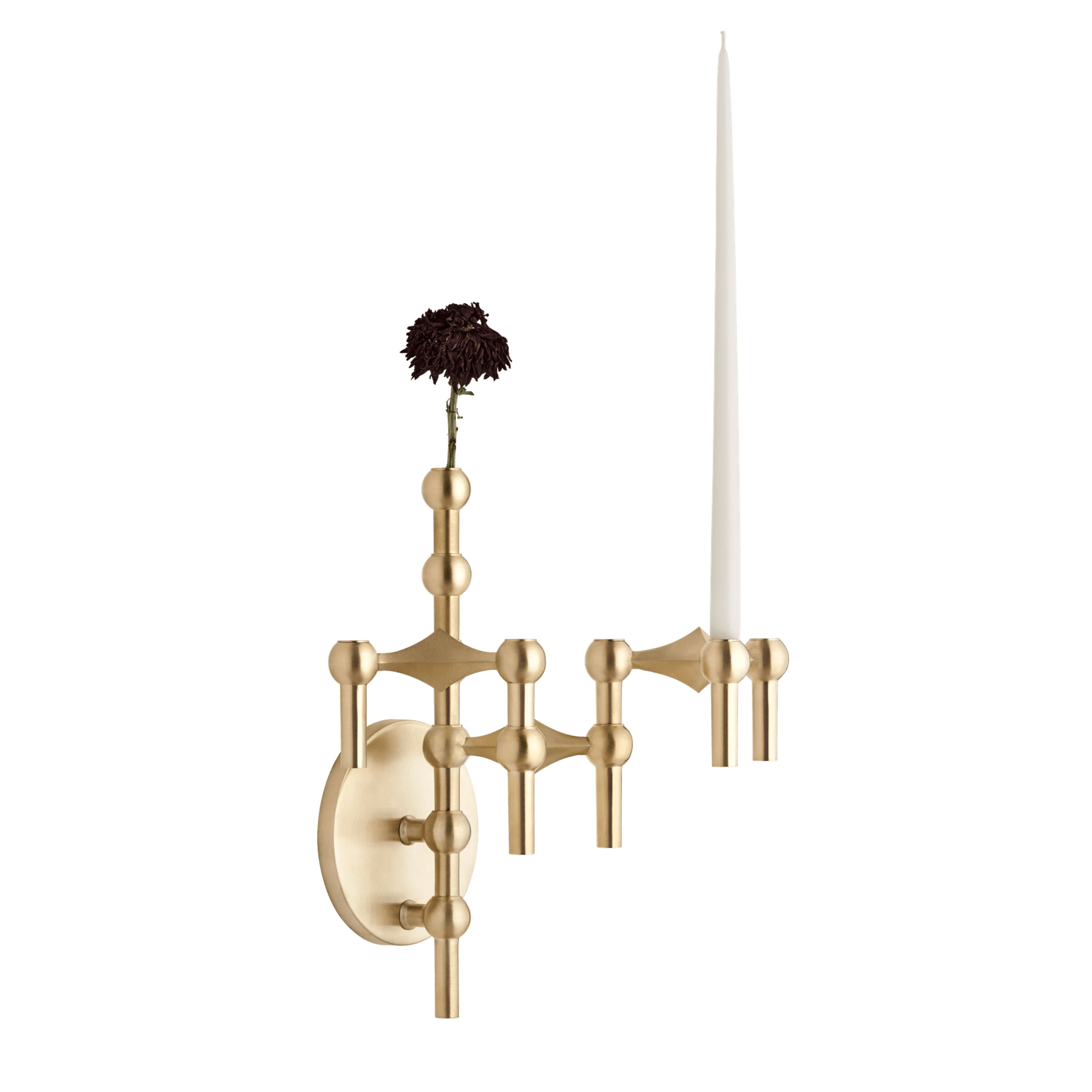 Stoff STOFF Nagel Väggljusstake Brushed Brass