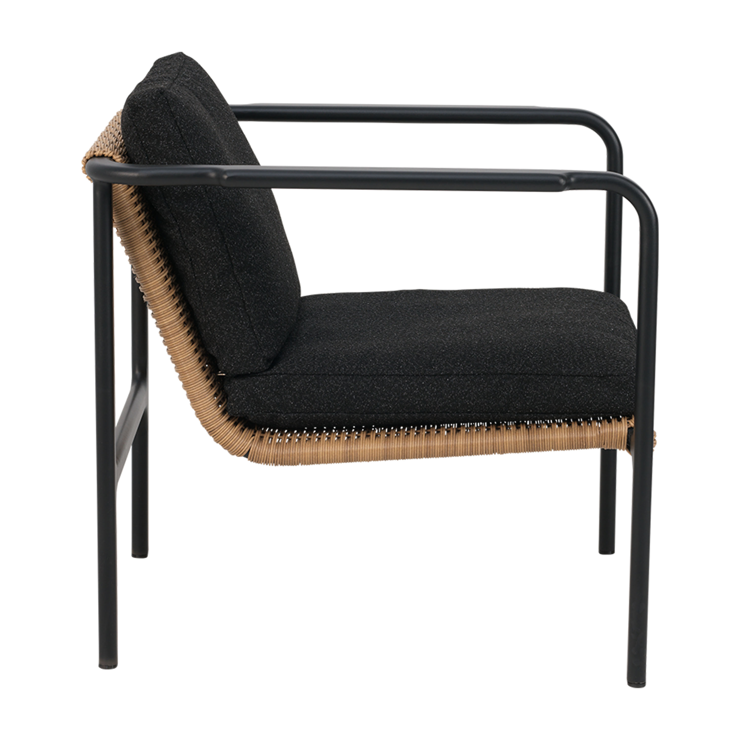 Brafab Motty Loungefotölj Black/Teddy Black