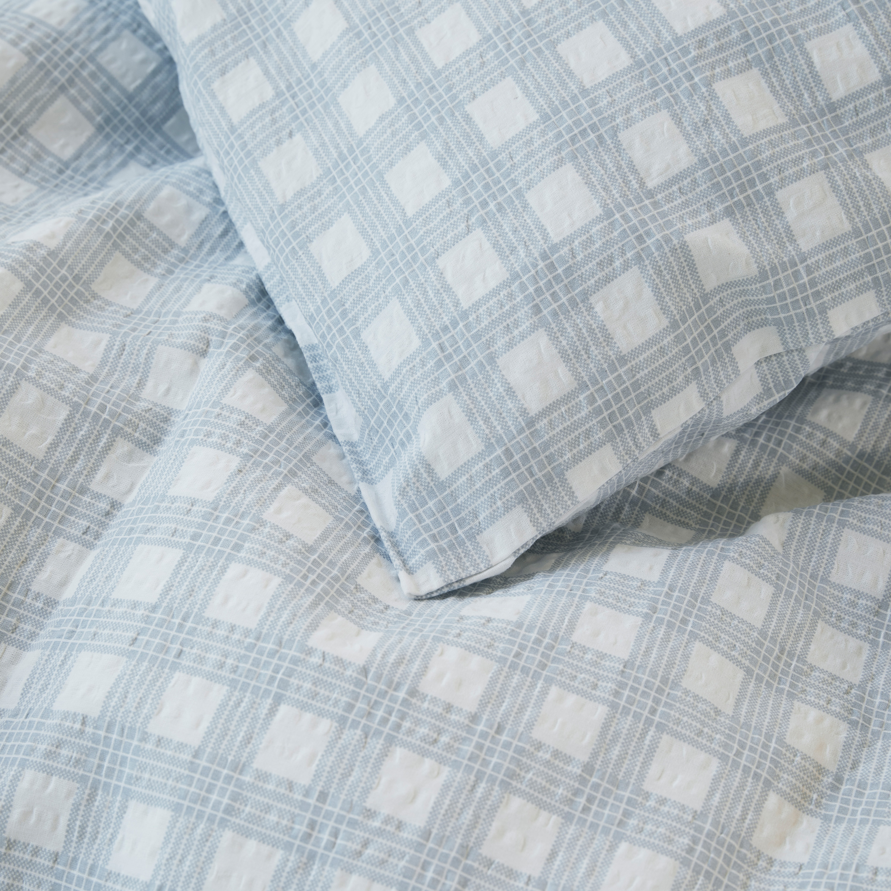 Høie Birk Pussilakanasetti Pesty Sininen 150x210/50x60