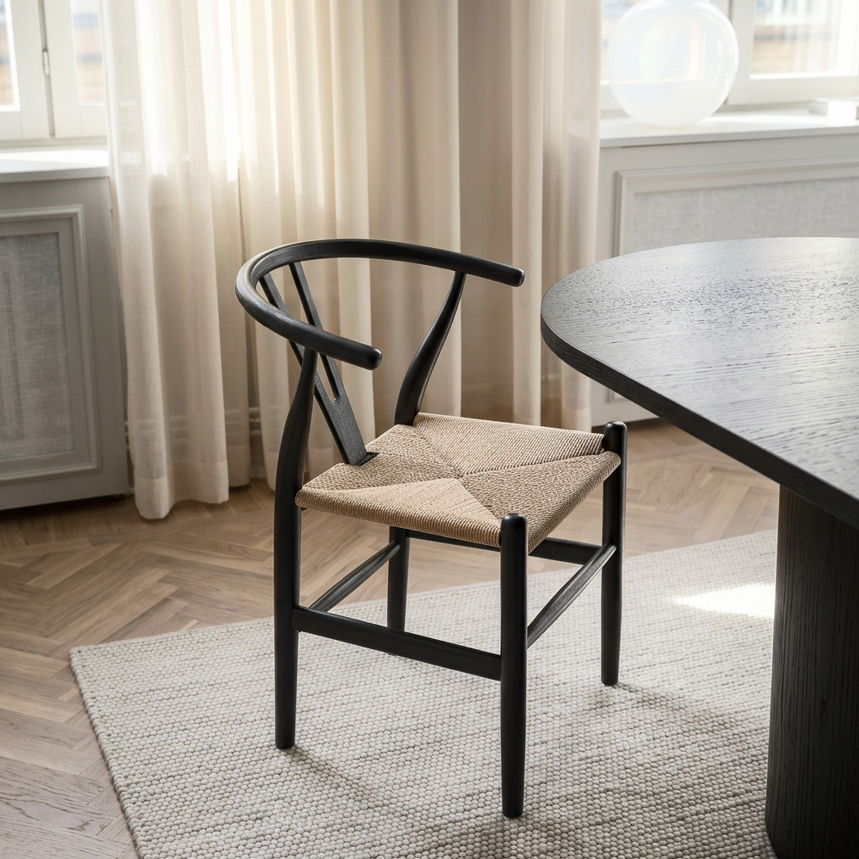 Sleepo Collection Clara Dining Chair Black Stained Oak