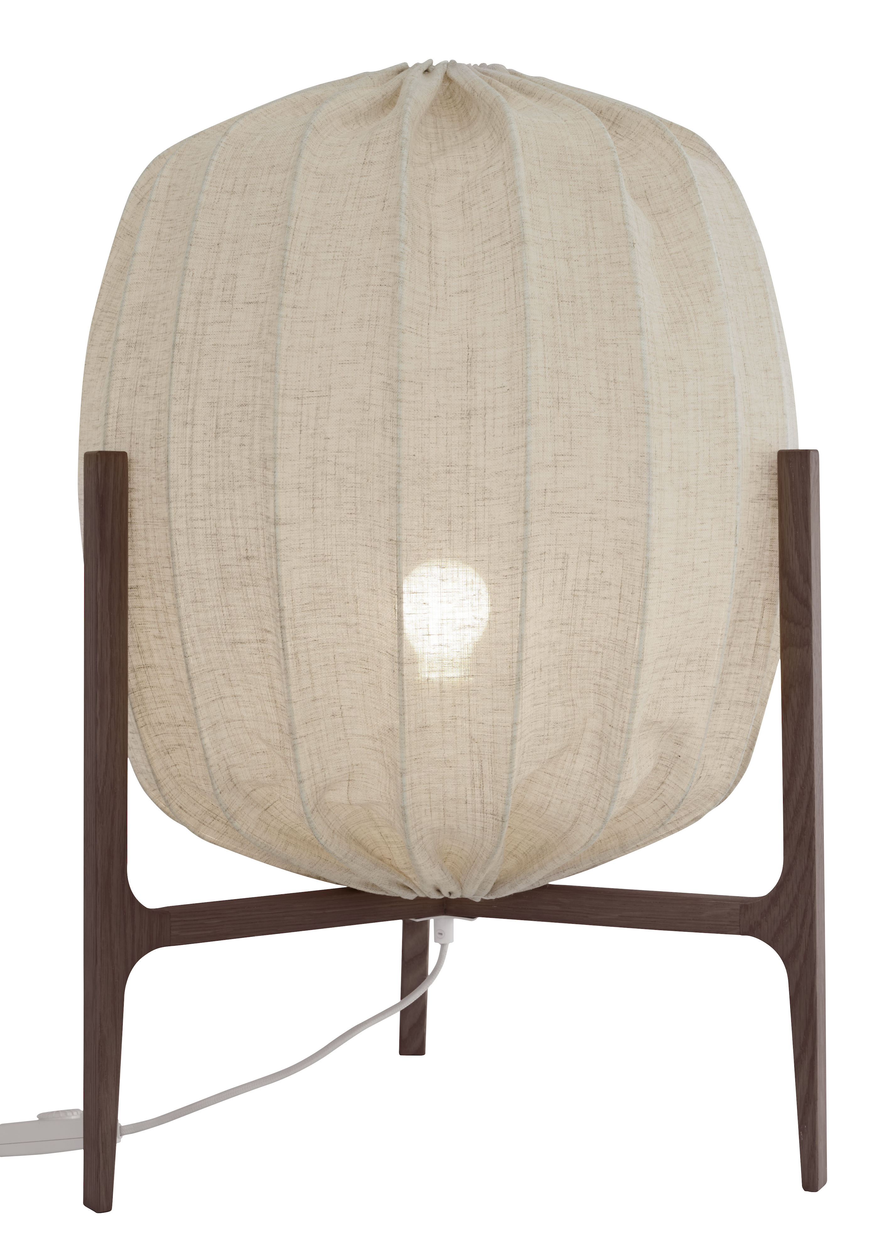 Watt &amp; Veke Prisma Golvlampa Dunkle Asche/Natur 69cm