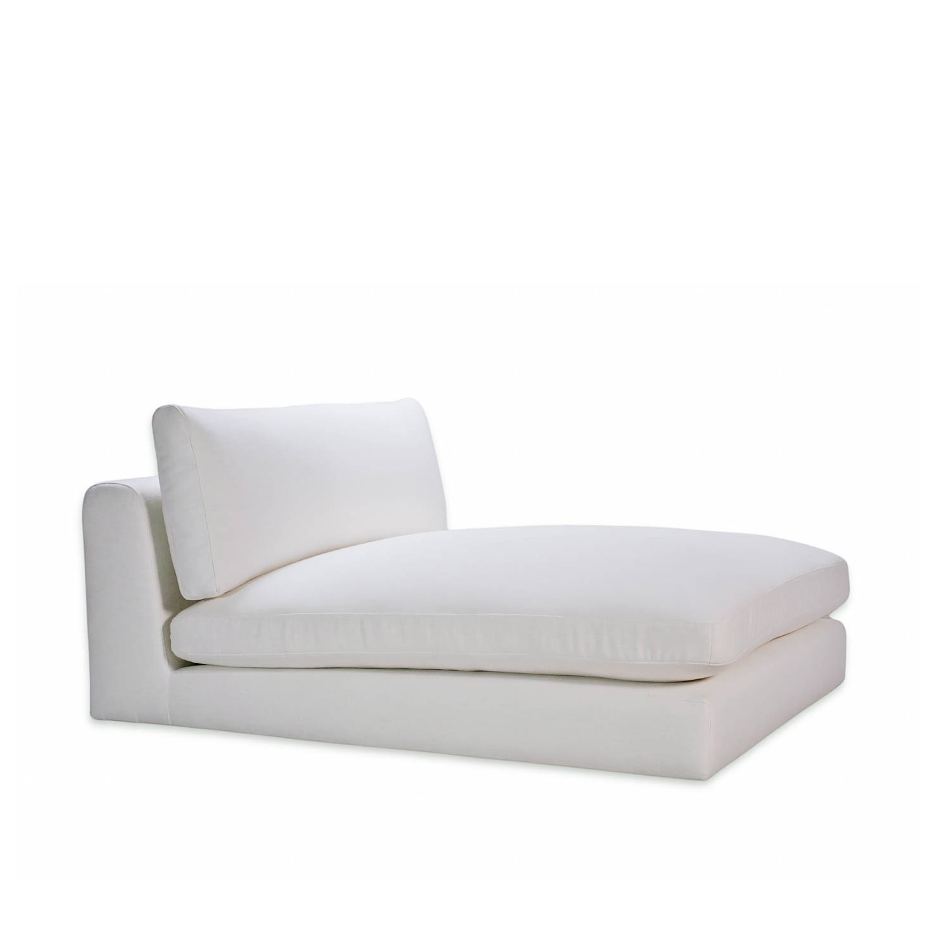 Capri 1.5-sits Divanmodul White 120x155