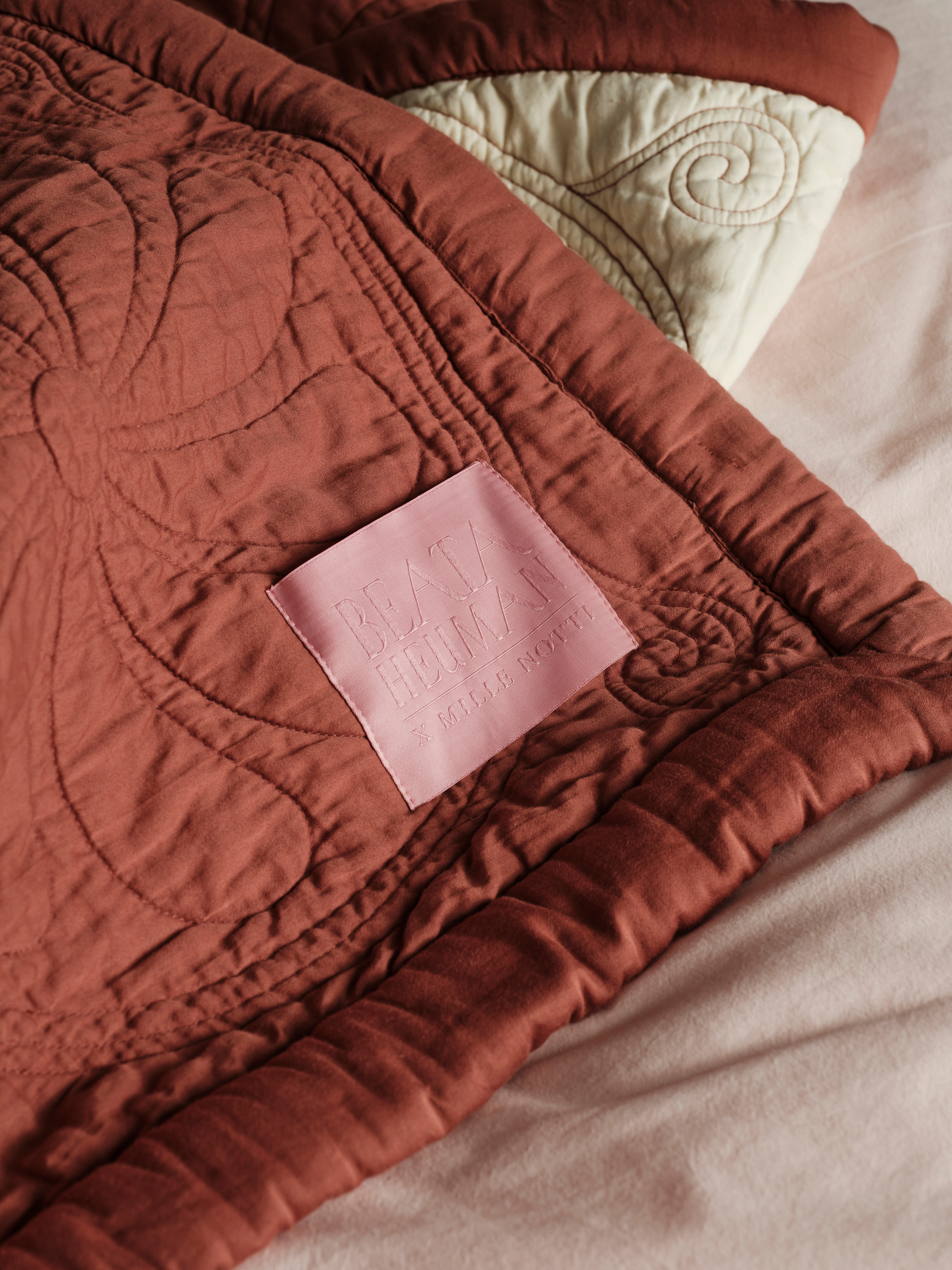 Mille Notti Durham Dusk Päiväpeitto Keltainen/Ruskea 180x260