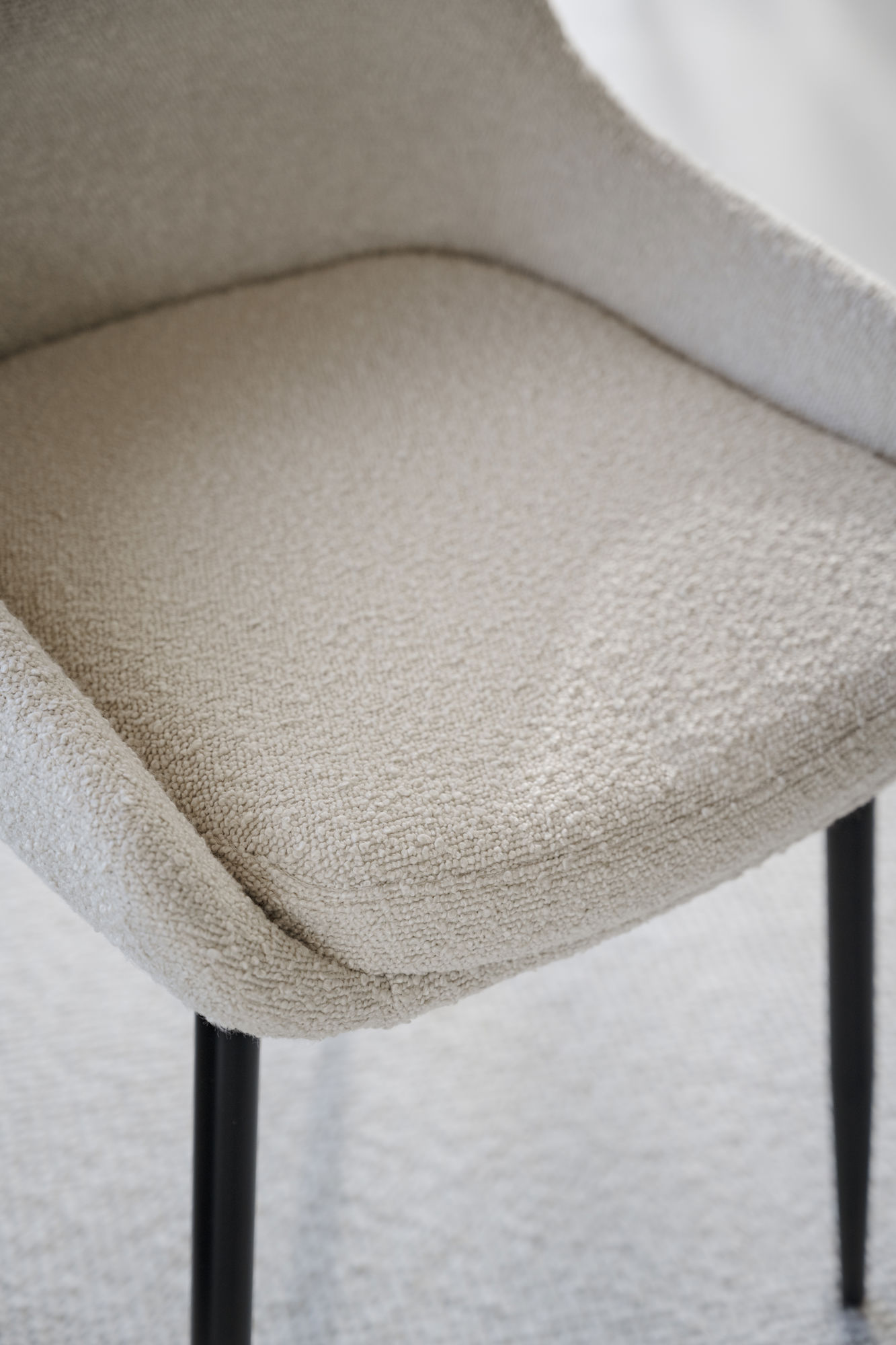 Rowico Home Sierra Matstol Bouclé Beige