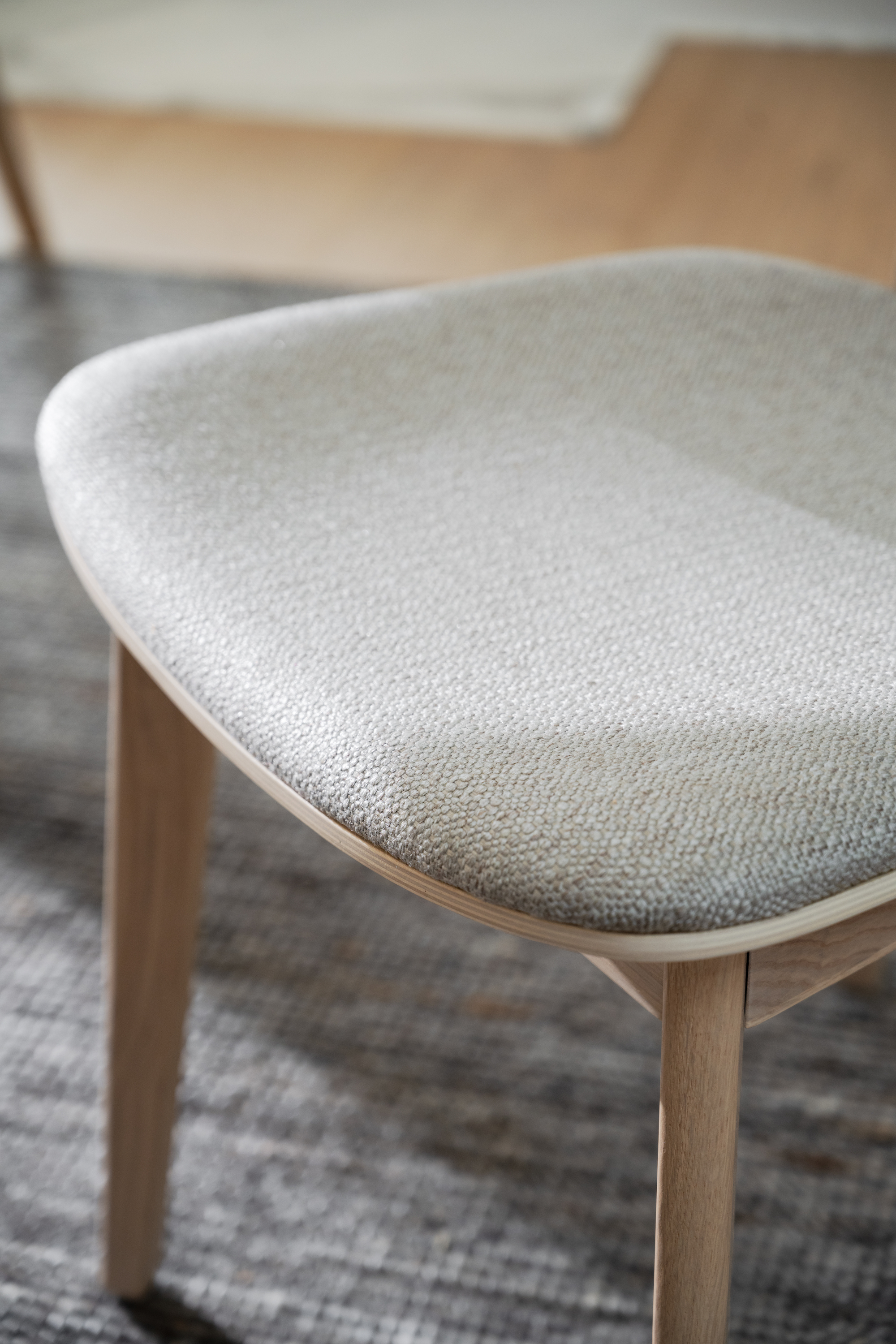 Rowico Home Kato Esszimmerstuhl Weiß Pigmentiert/Graubeige