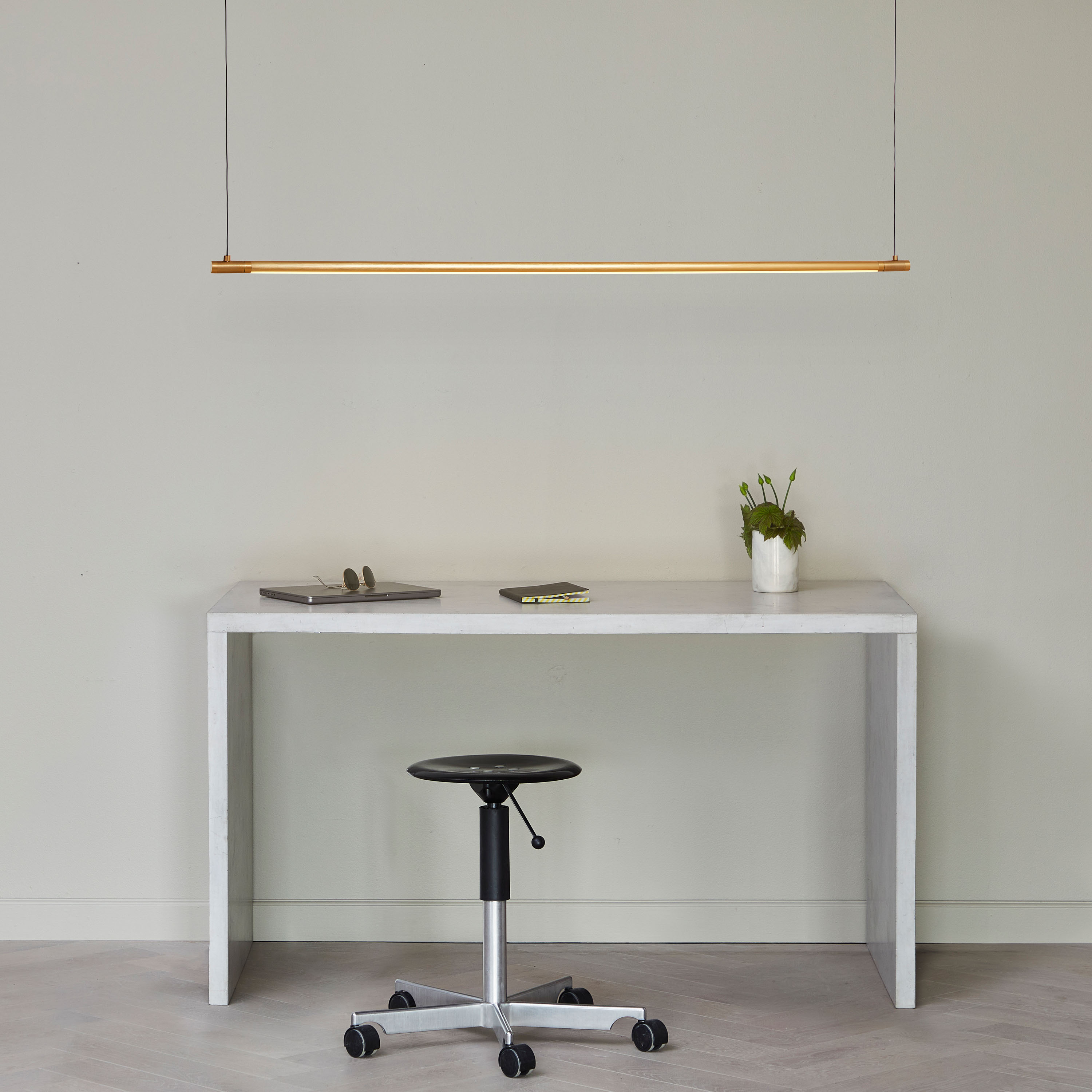 LOOM Design Straw Taklampa Gold 150cm