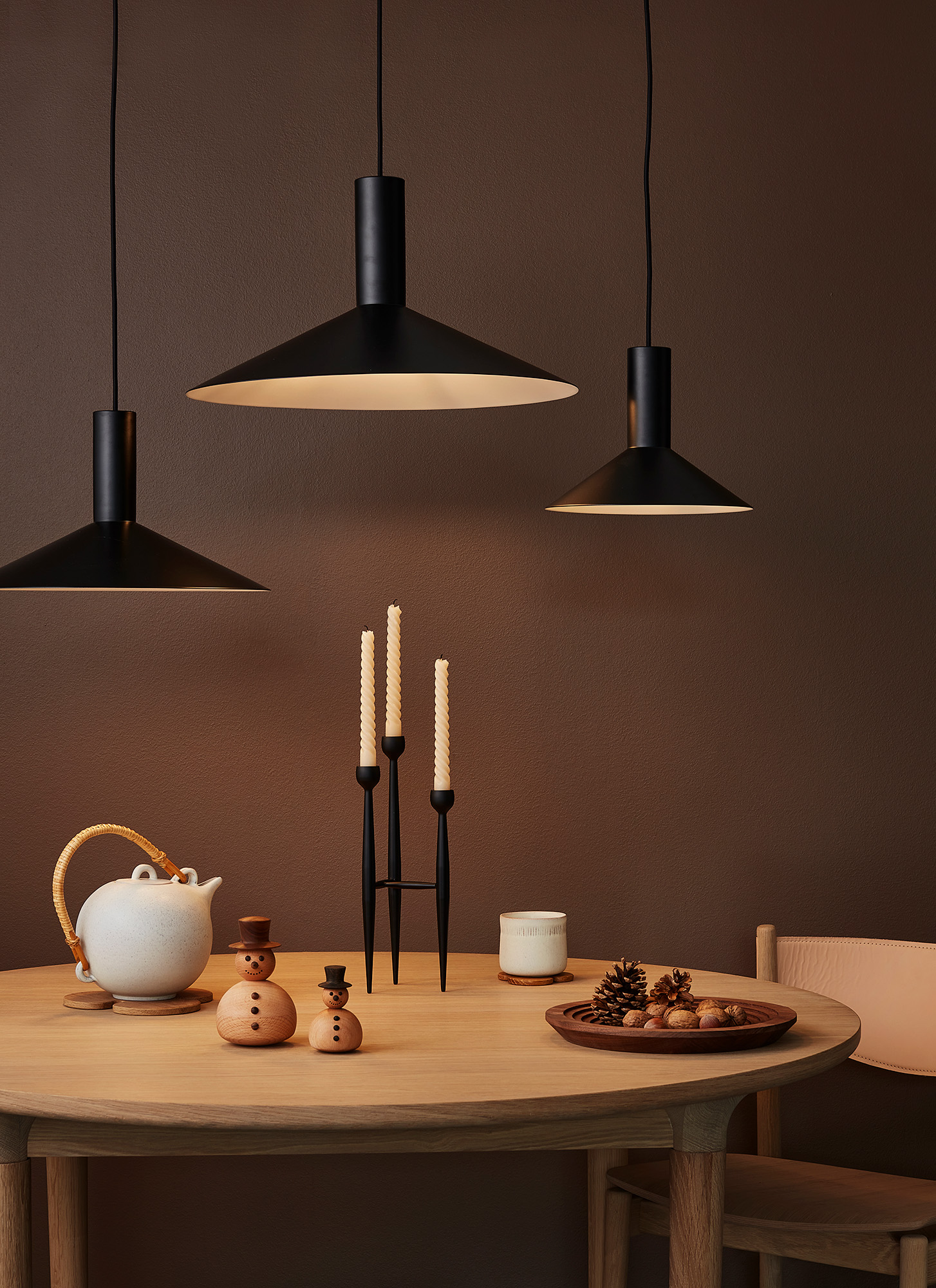 Spring Copenhagen Apollo Ljusstake Black 32cm