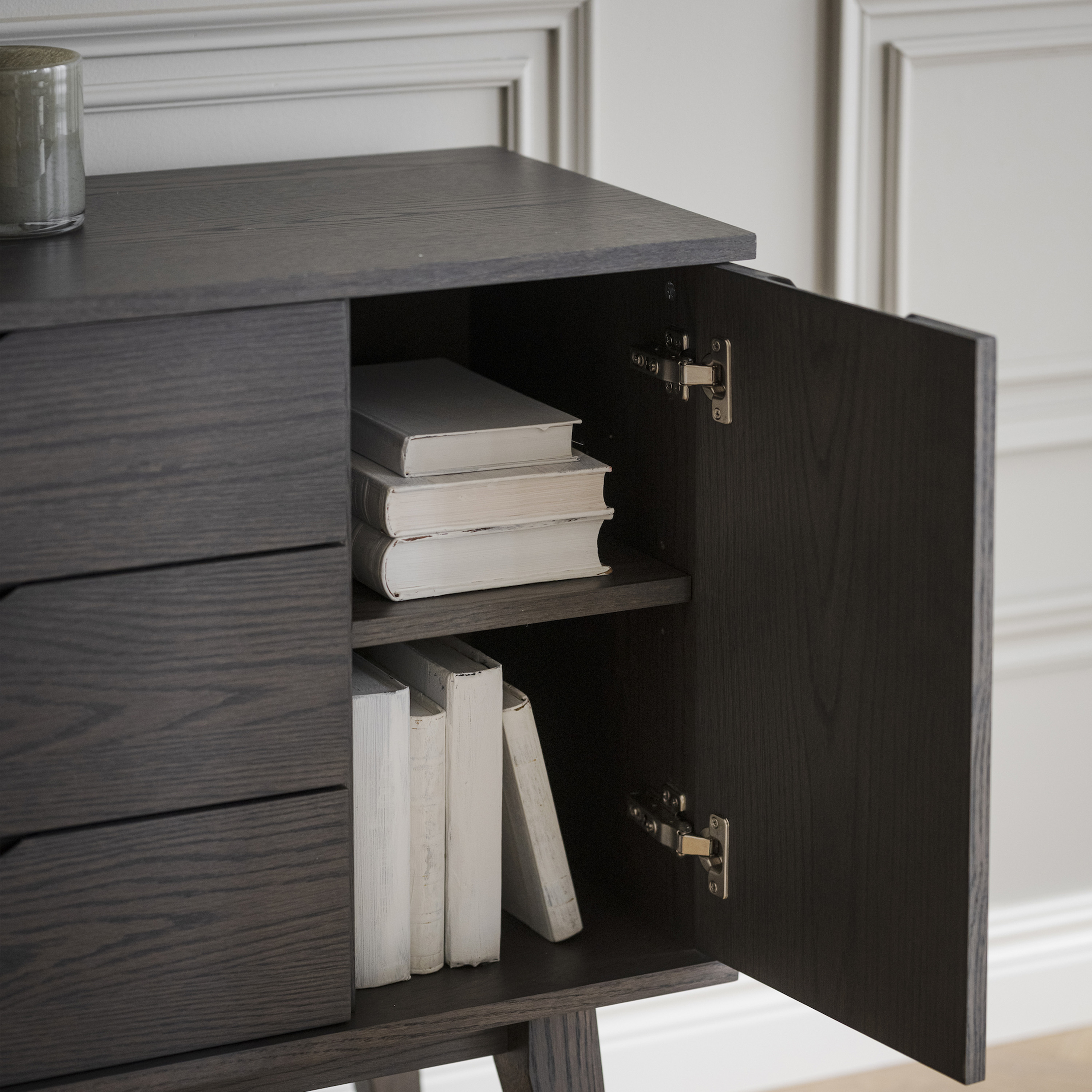 Rowico Home Filippa Sideboard Dunkelbraun 122cm