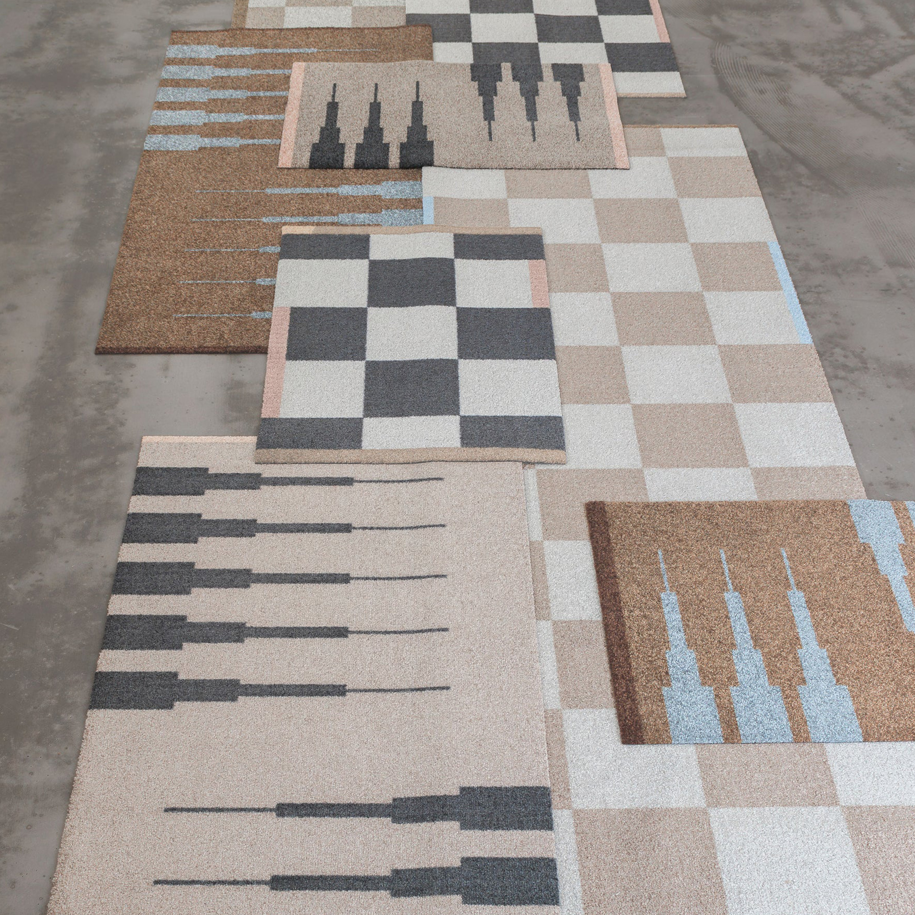 Mette Ditmer Square All-Round Gångmatta Camel 77x240