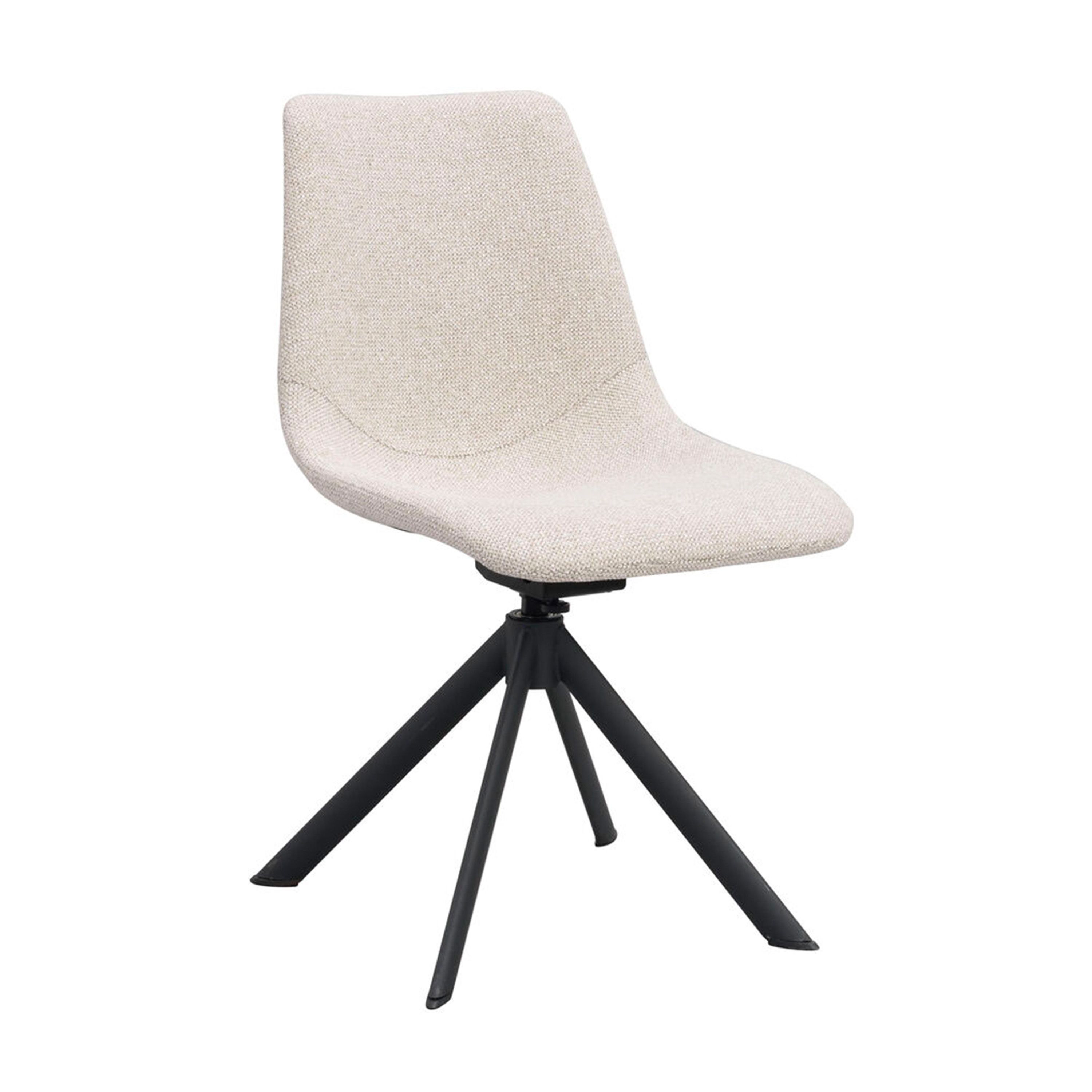 Rowico Home - Dunmore Esszimmerstuhl Beige/Schwarz - Esstisch