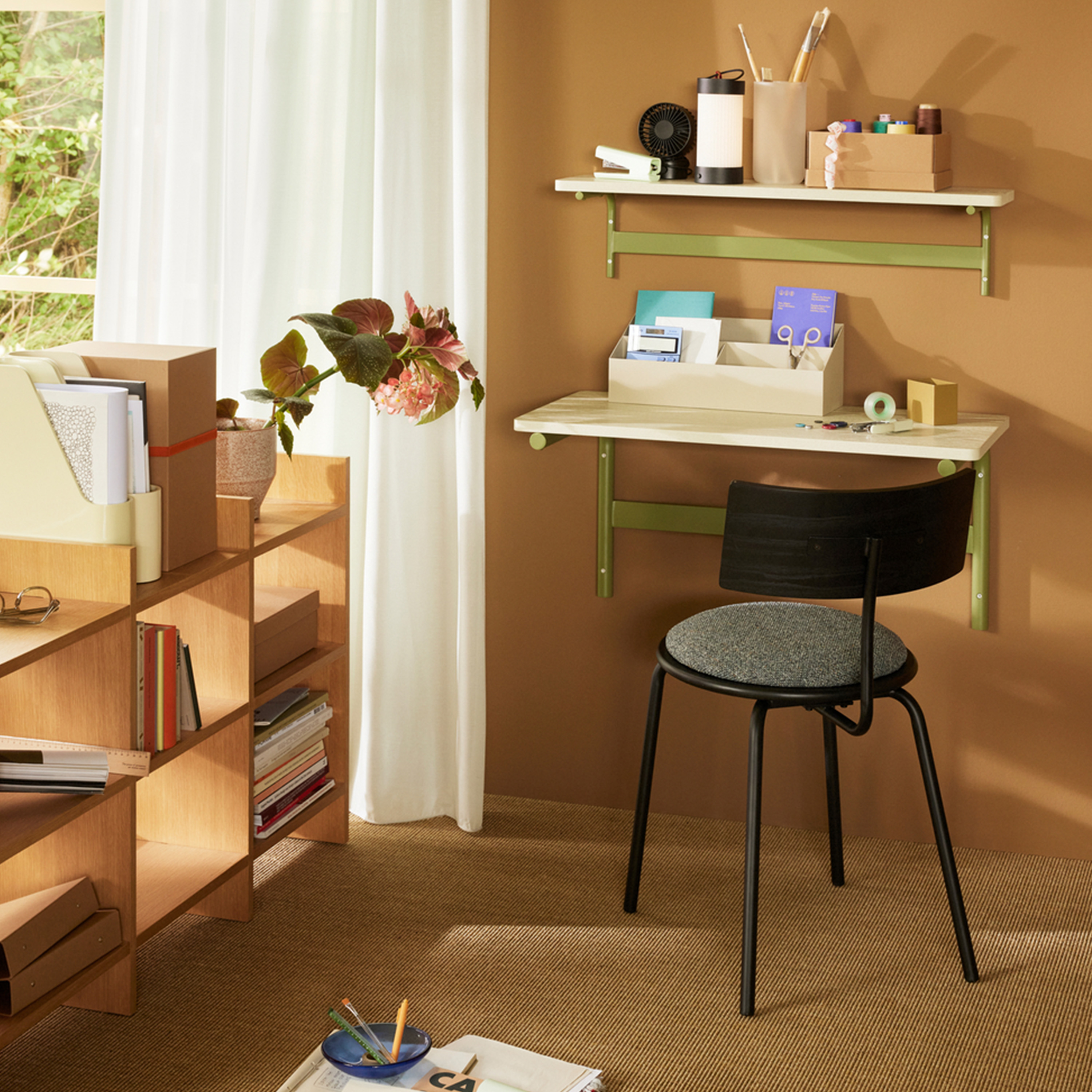 Hübsch Momentum Hylleenhet Natural 120cm