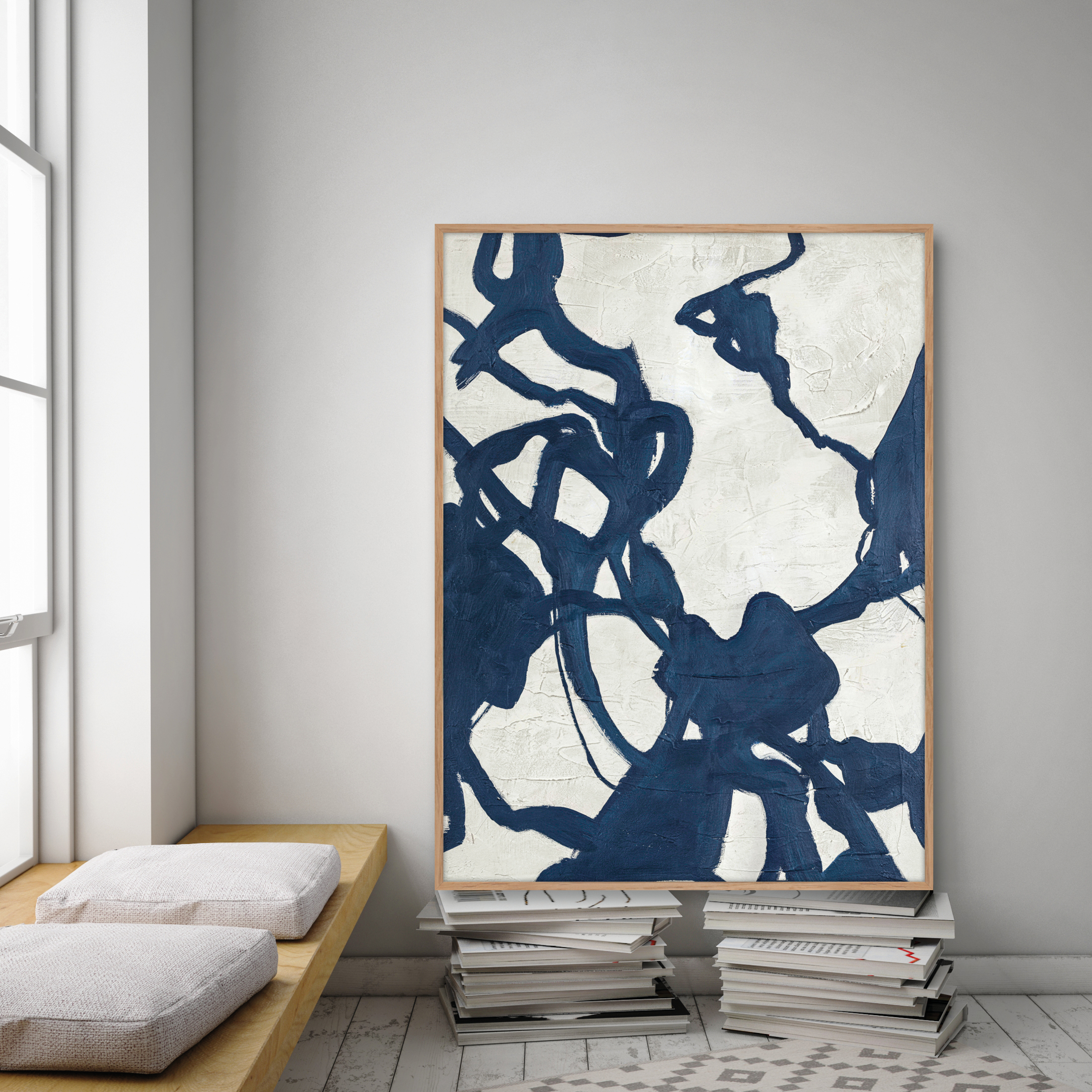 Malerifabrikken Blueplay Taulu Oak Frame 90x120cm