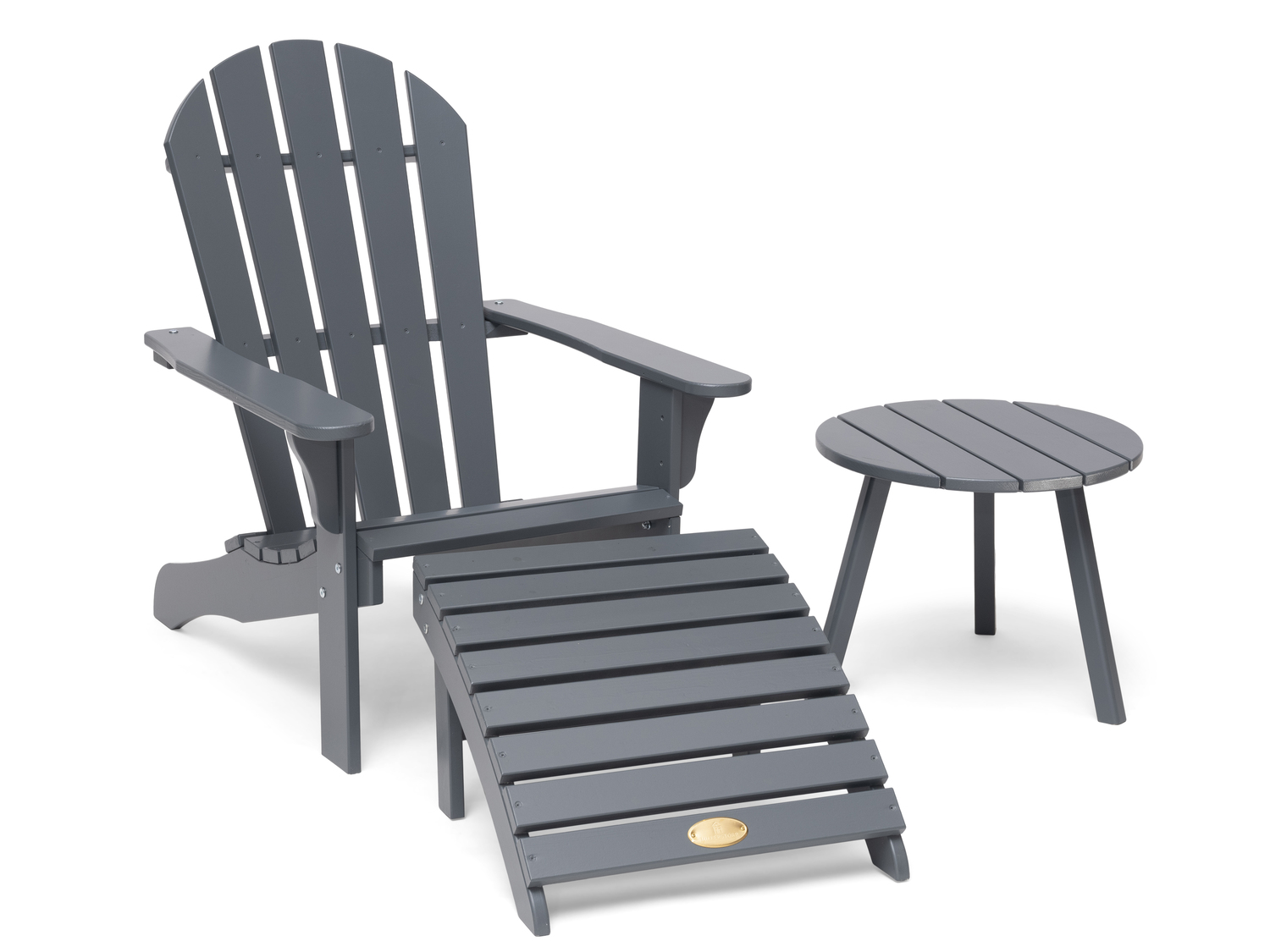 Hillerstorp Tennessee Sivupöytä Teräksenharmaa Ø50