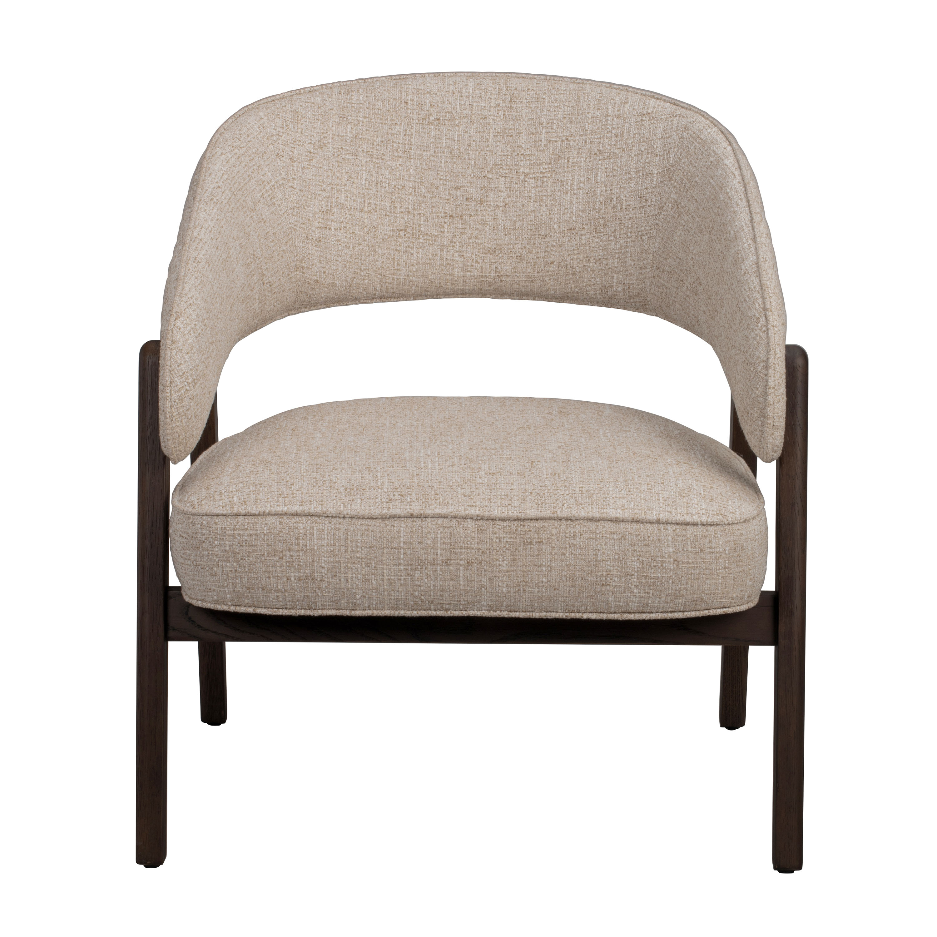 Rowico Home Barnaby Loungesessel Hellbeige/Eiche