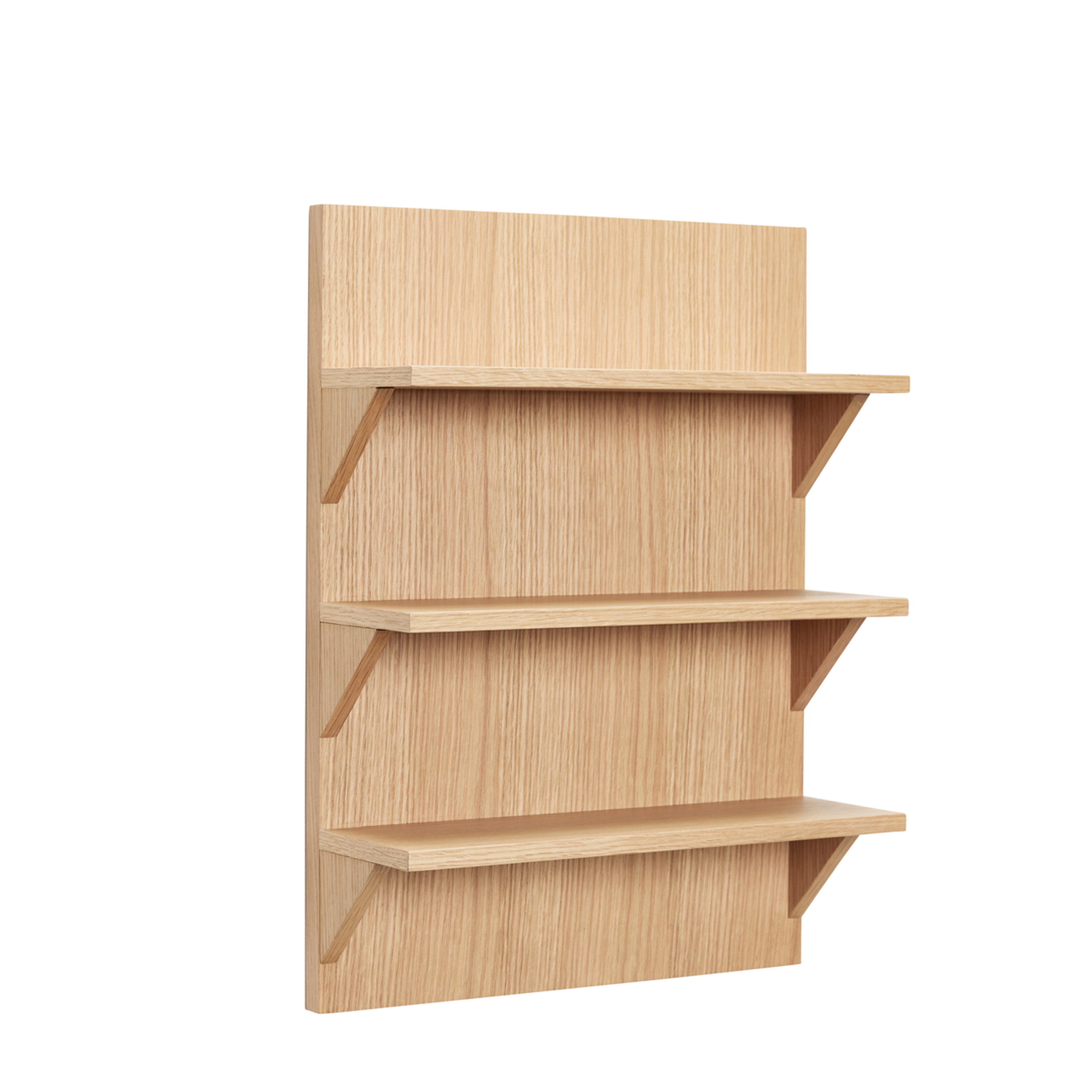 Hübsch - Straight Vägghylla Natural 40x50 - Trä