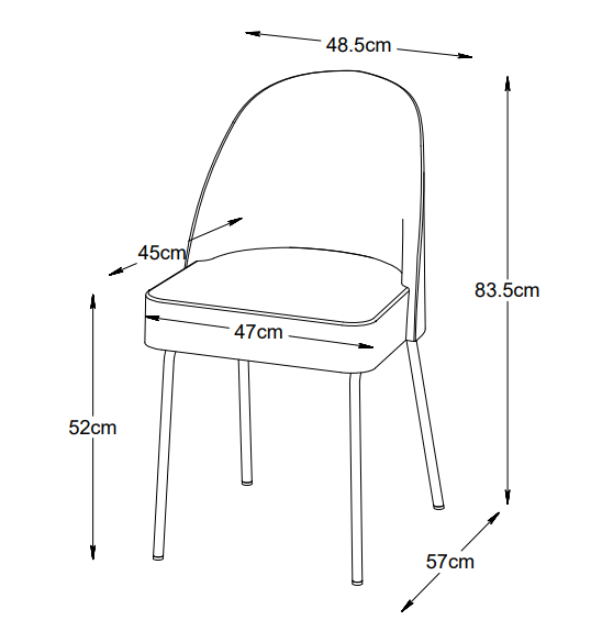Nordic Home Hannah Ruokatuoli Chenille Grey