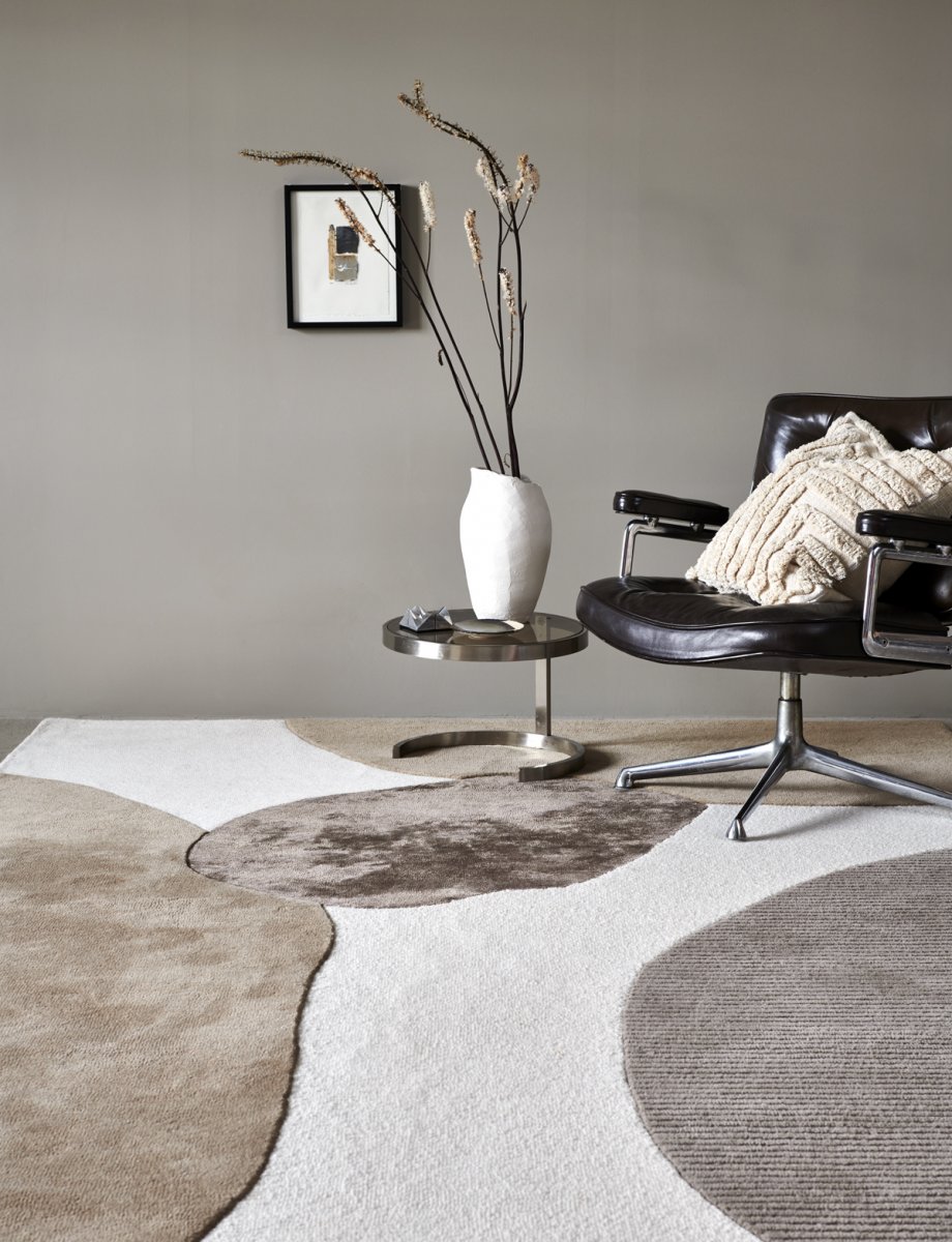 Classic Collection Topaz Woll-/Viskose-Teppich Creme/Beige 200x300