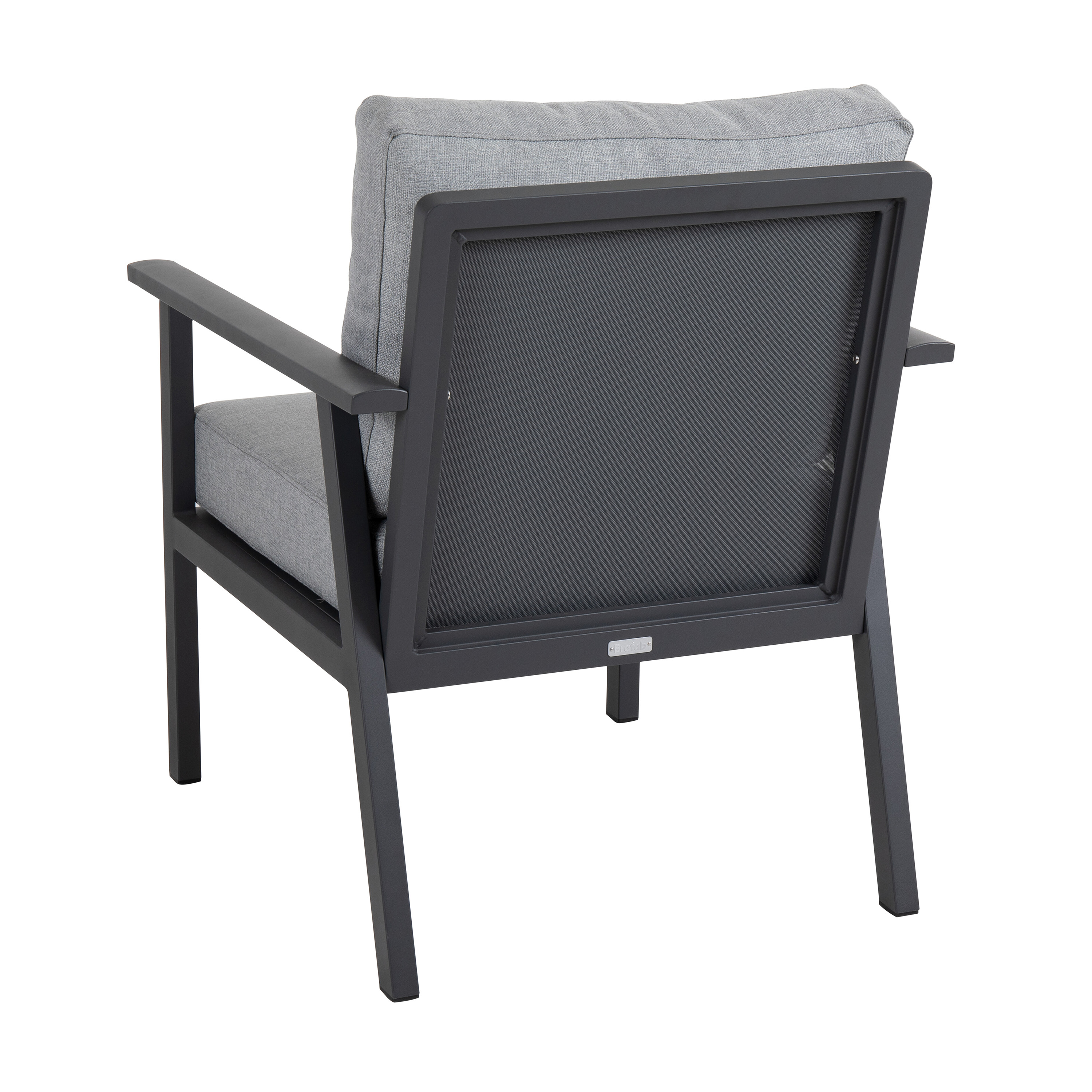 Brafab Samvaro Loungestol Antracit/Pearl Grey 69cm