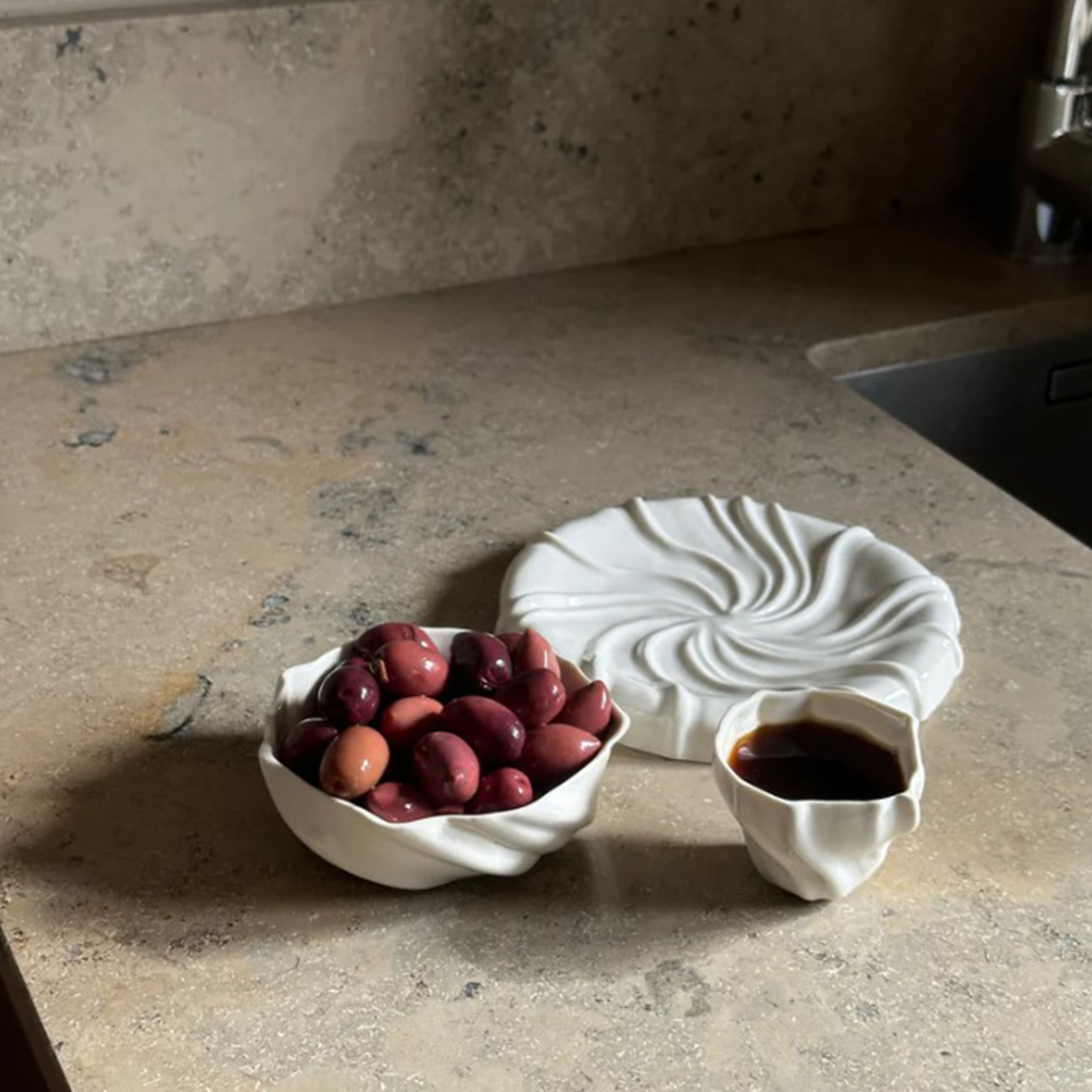 Atelier Marée The Tides Skål White Ø11