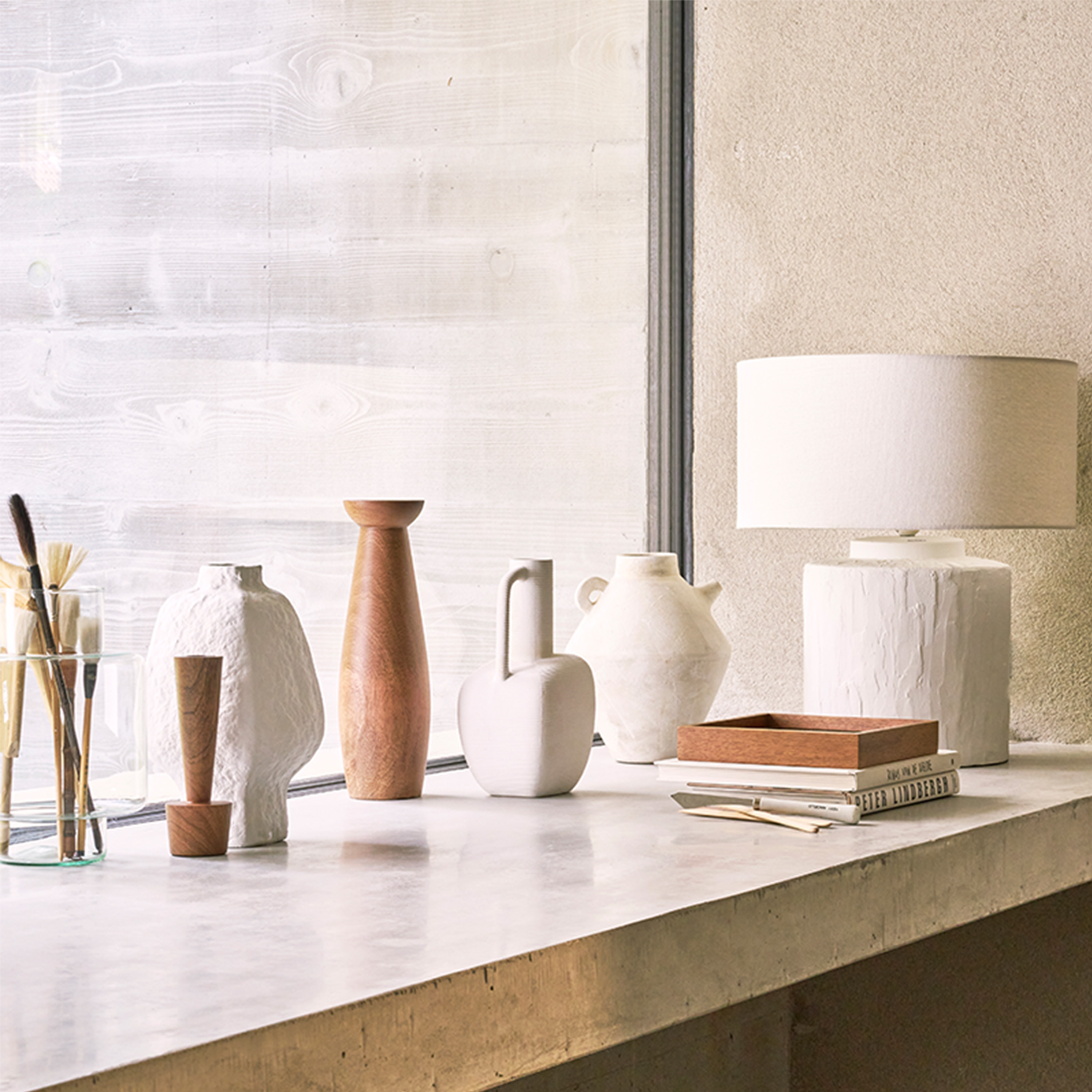 Urban Nature Culture Mason Pöytävalaisin White 52cm