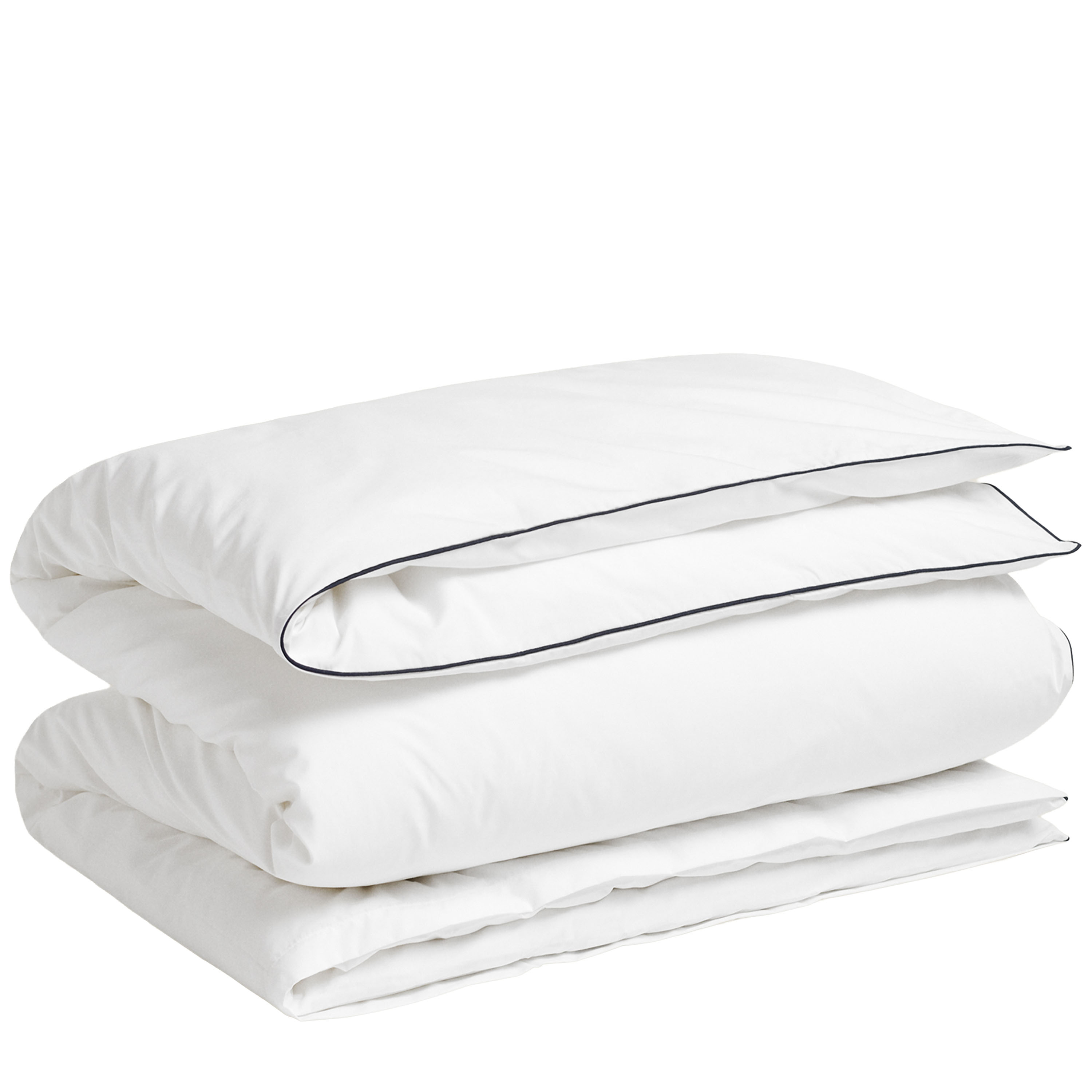 Cotton Percale Bettbezug White 150x210