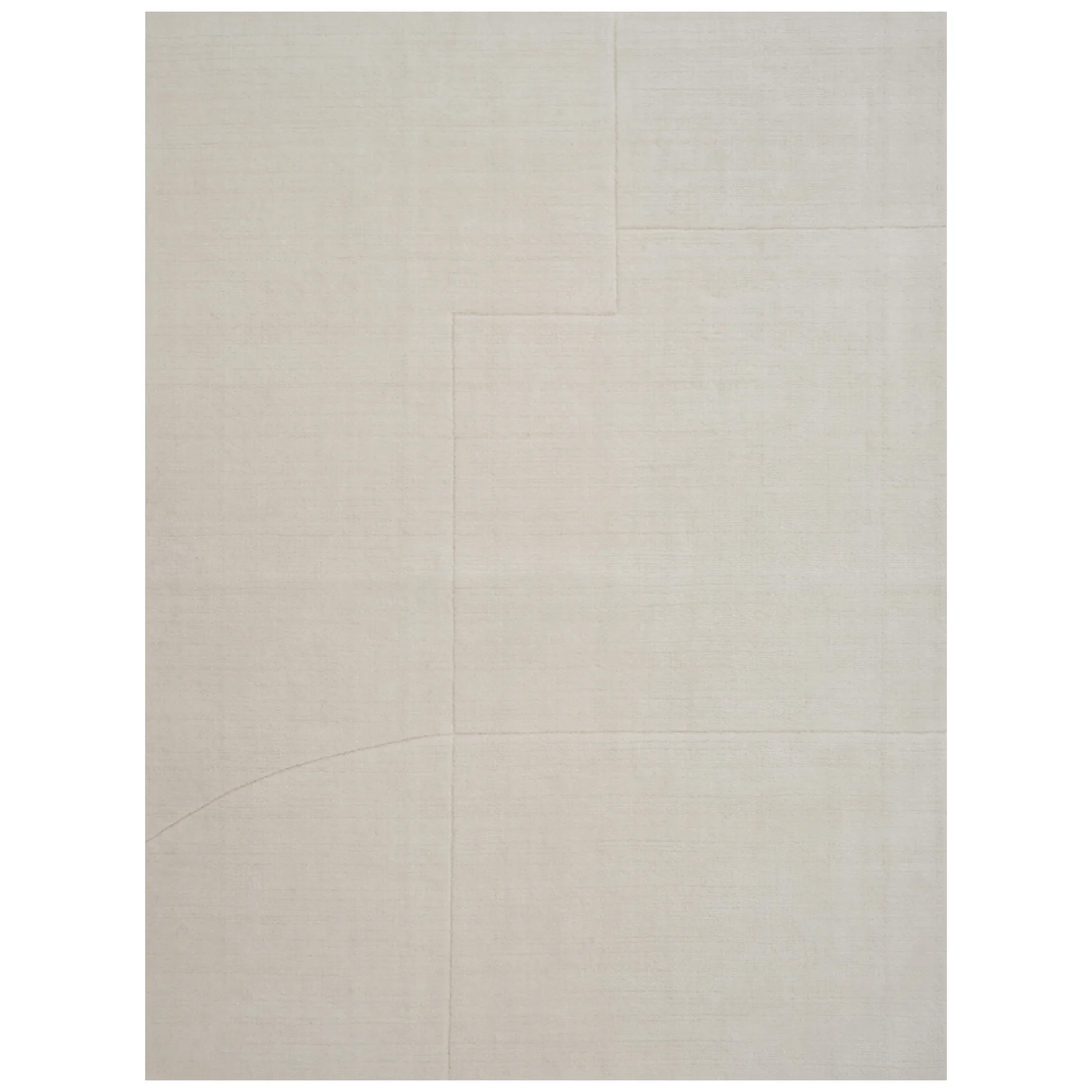 Geometric Maze Ullmatta White 250x350