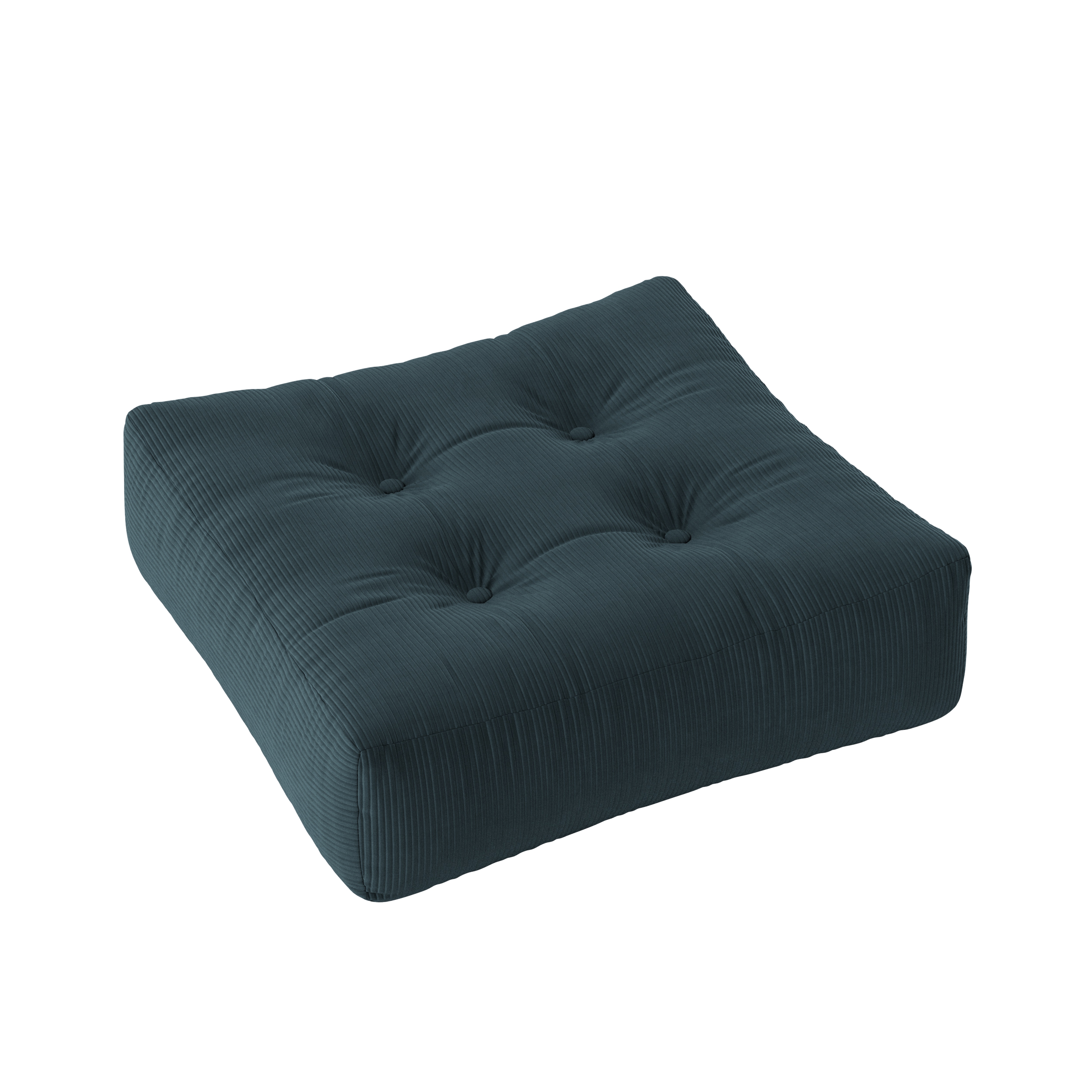 Karup Design - More Sittpuff Pale Blue Manchester 70x70cm - Blå