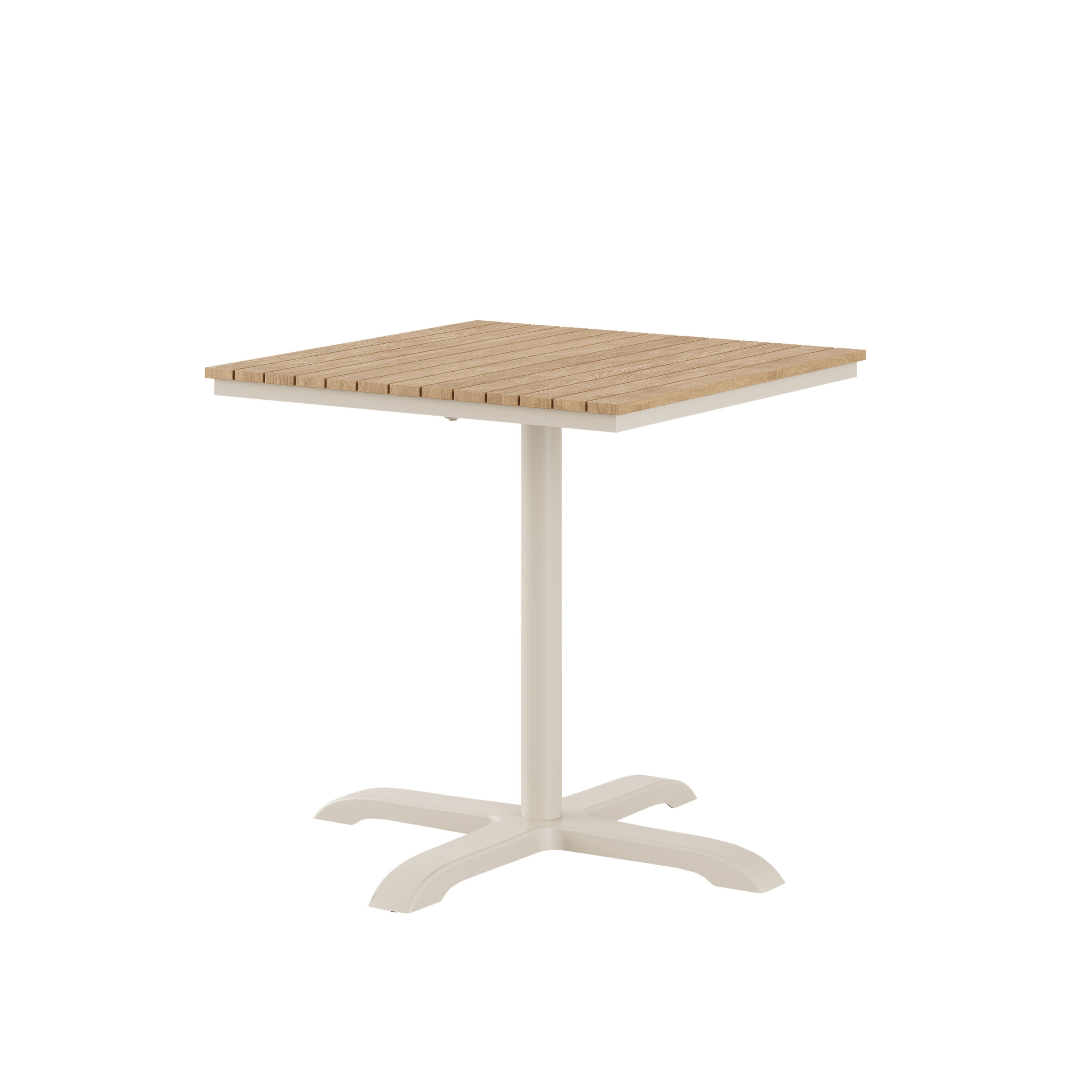 Mood Kahvipöytä Sandy Grey/Teak 70x70