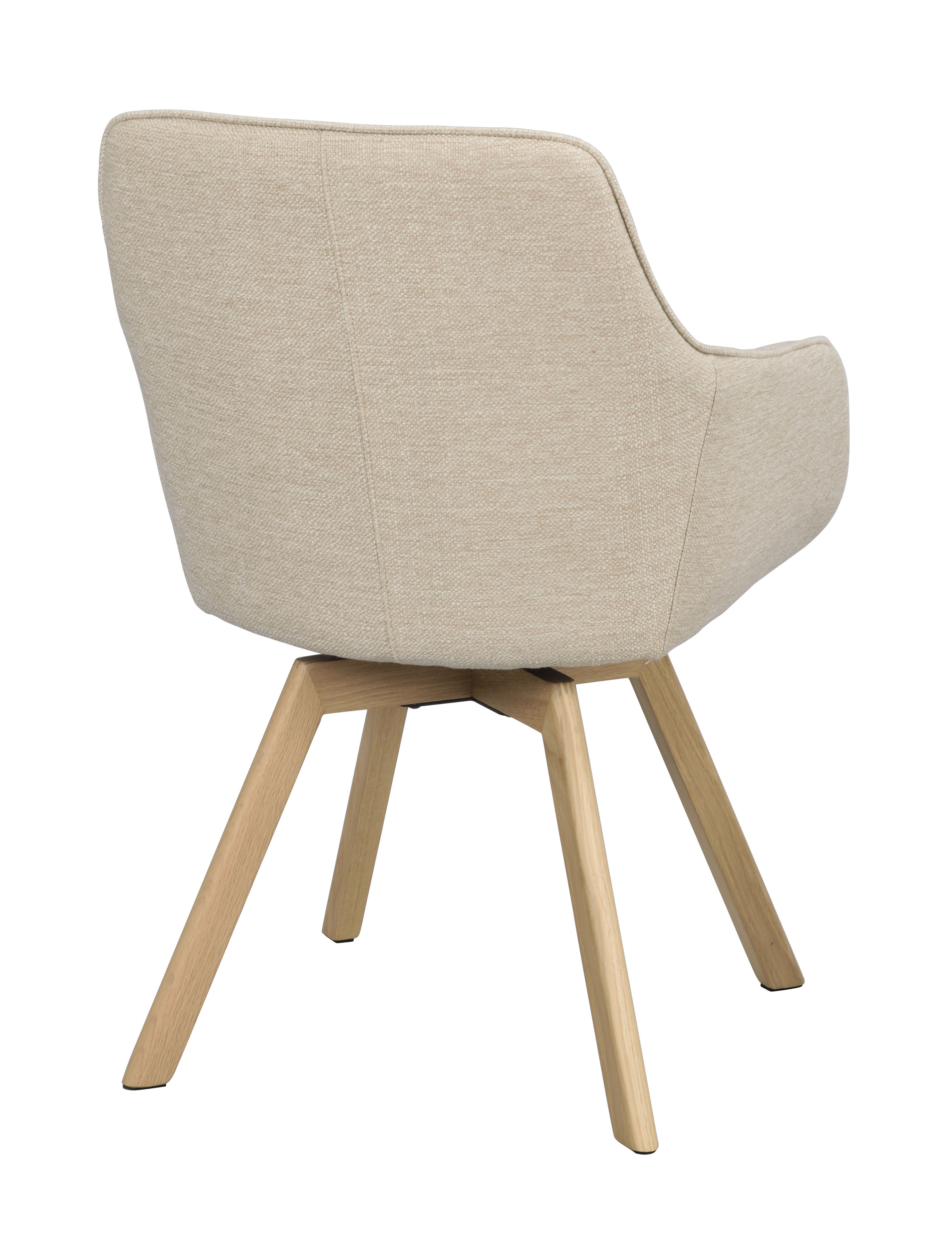 Rowico Home Alison Karmstol Ljusbeige/Ek