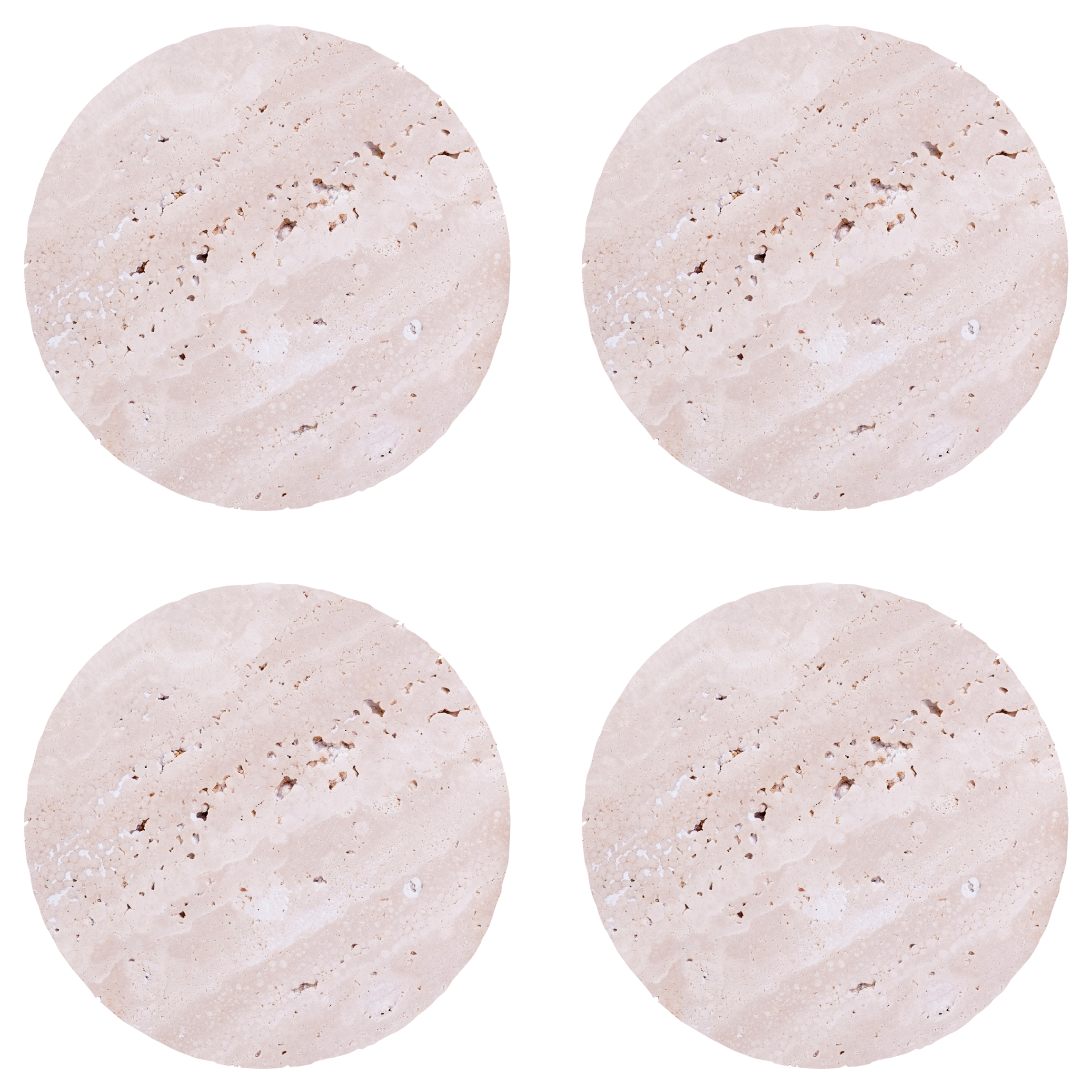 Travis Glasunderlägg Travertin 4-pack