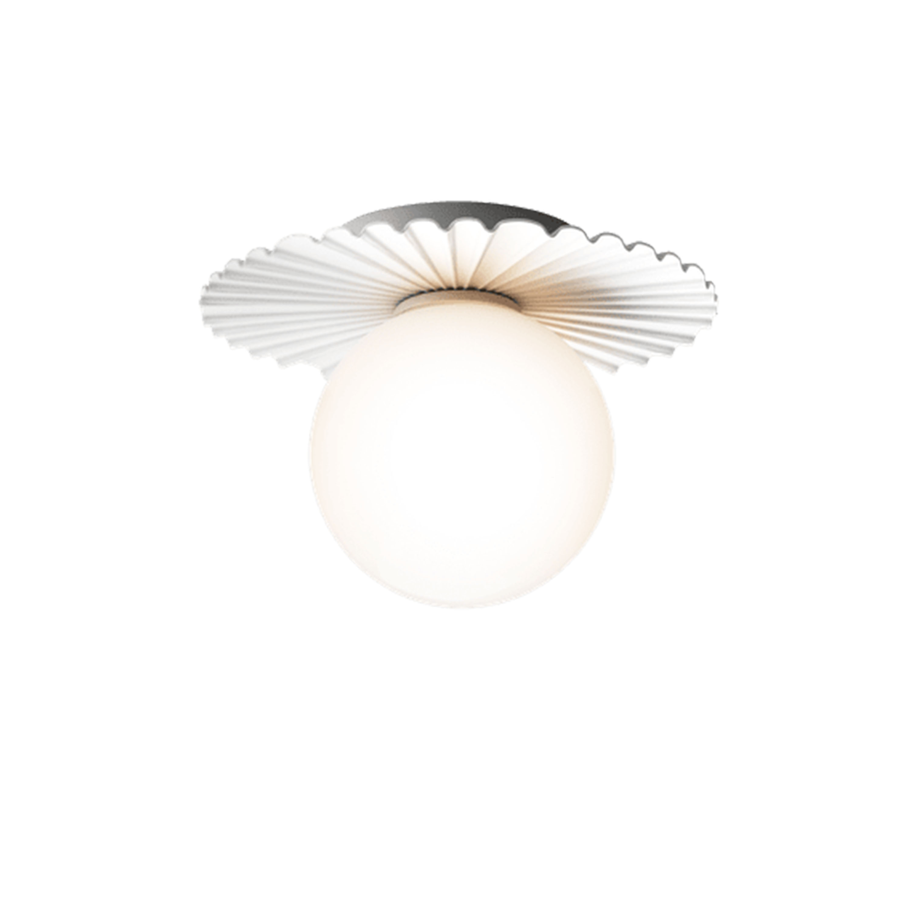 Nuura Liila Muuse Vägg/Taklampa White/Opal Ø20