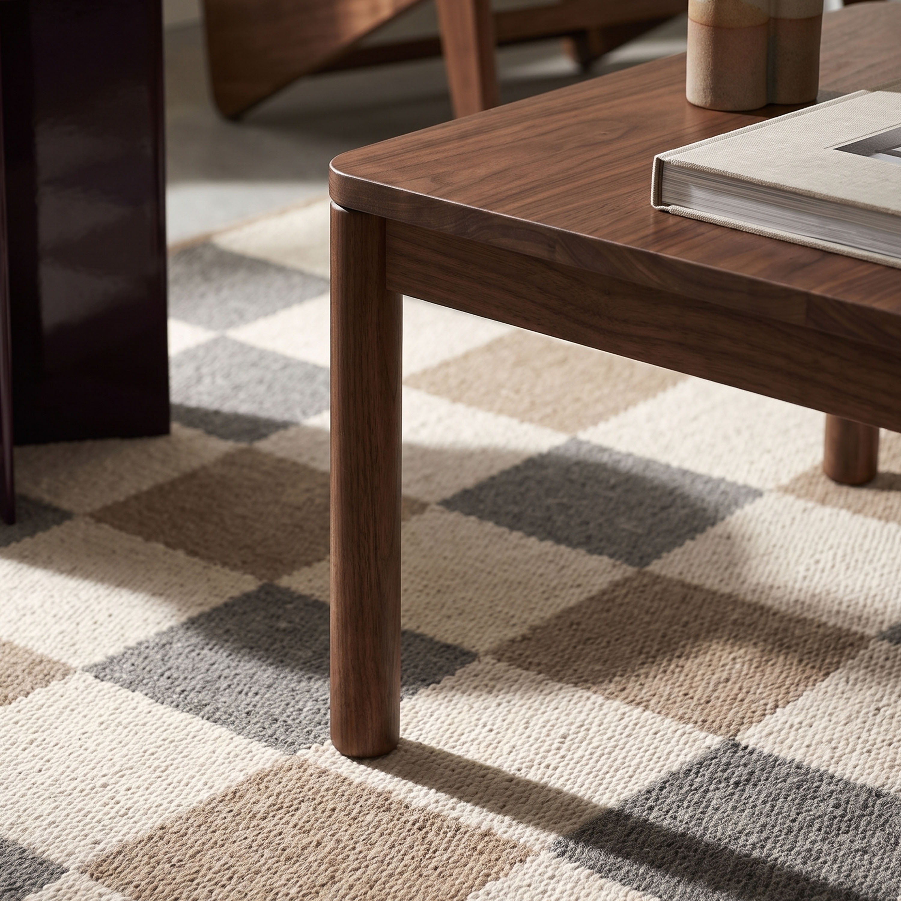 Classic Collection Checked Ullmatta Grey/Natural 170x230