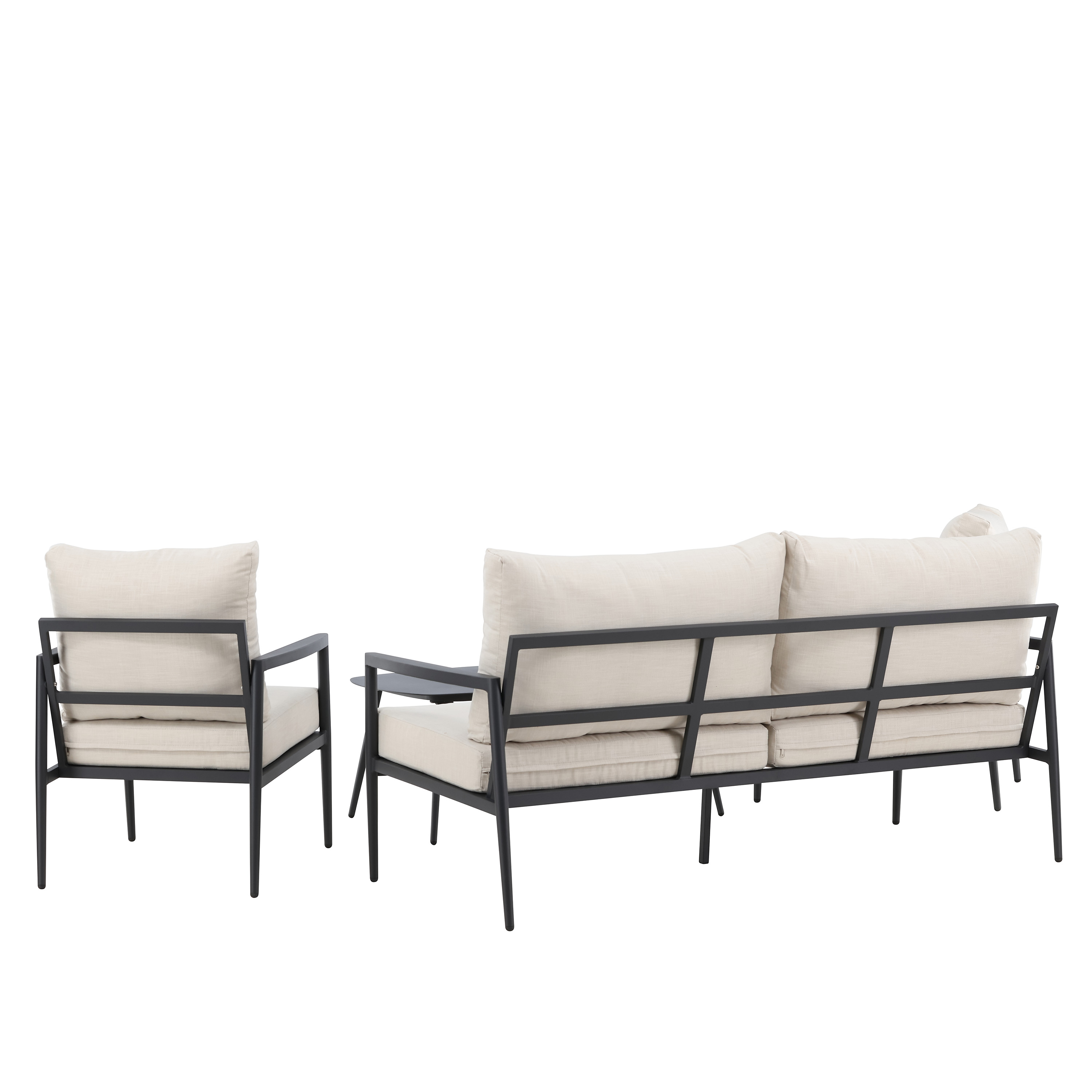 Venture Home Taromina Loungeset Black/Beige