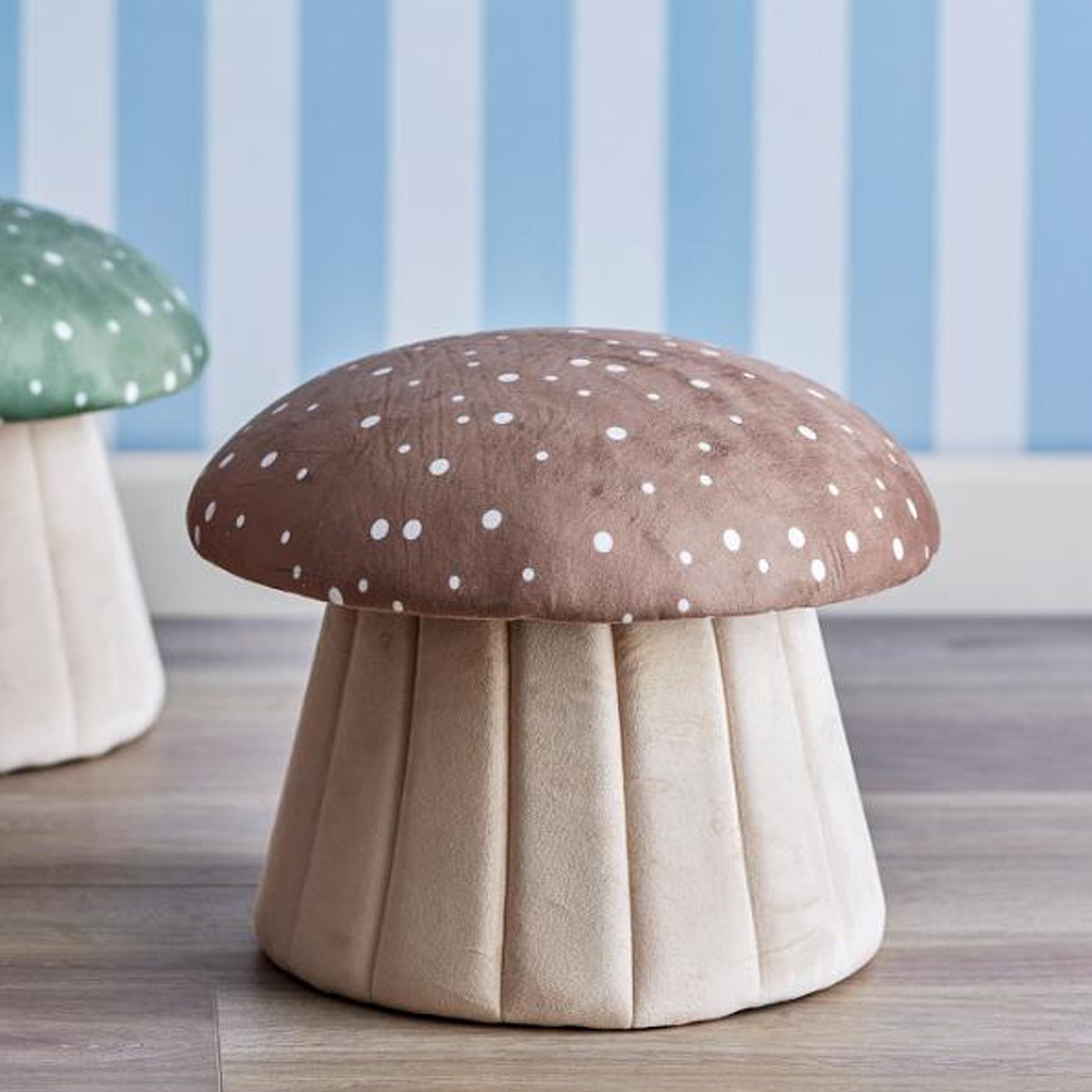 Bloomingville Lue Pouf Sitzpouf Braun 30x37