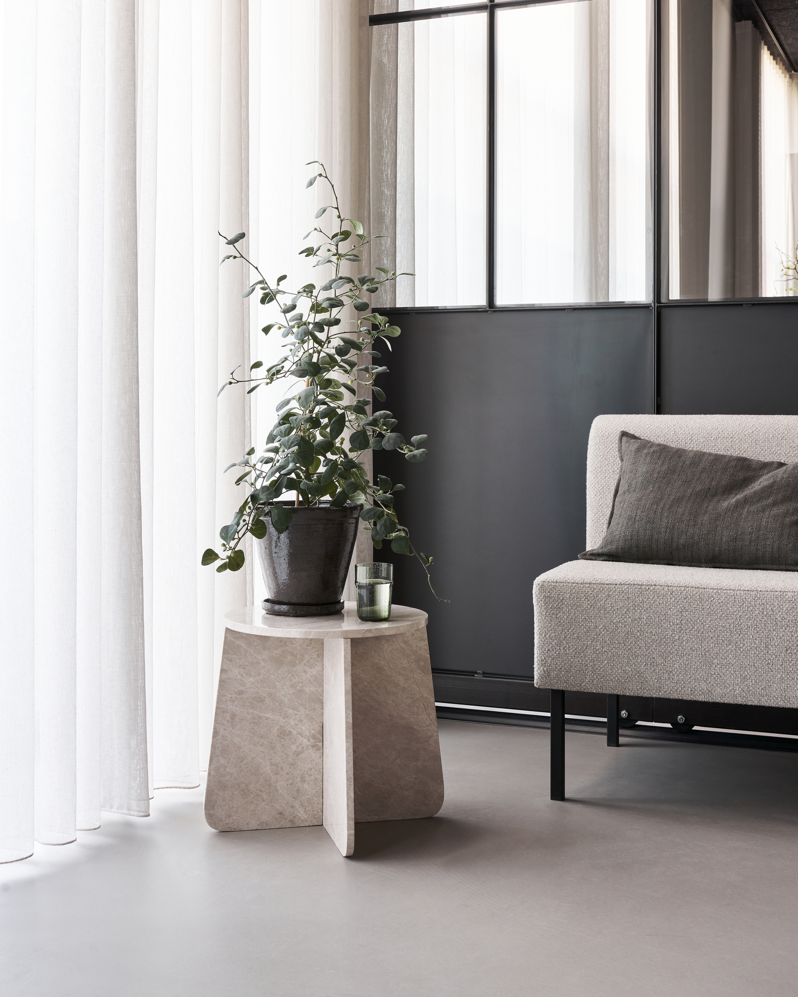 House Doctor Marb Sidobord Marmor Beige