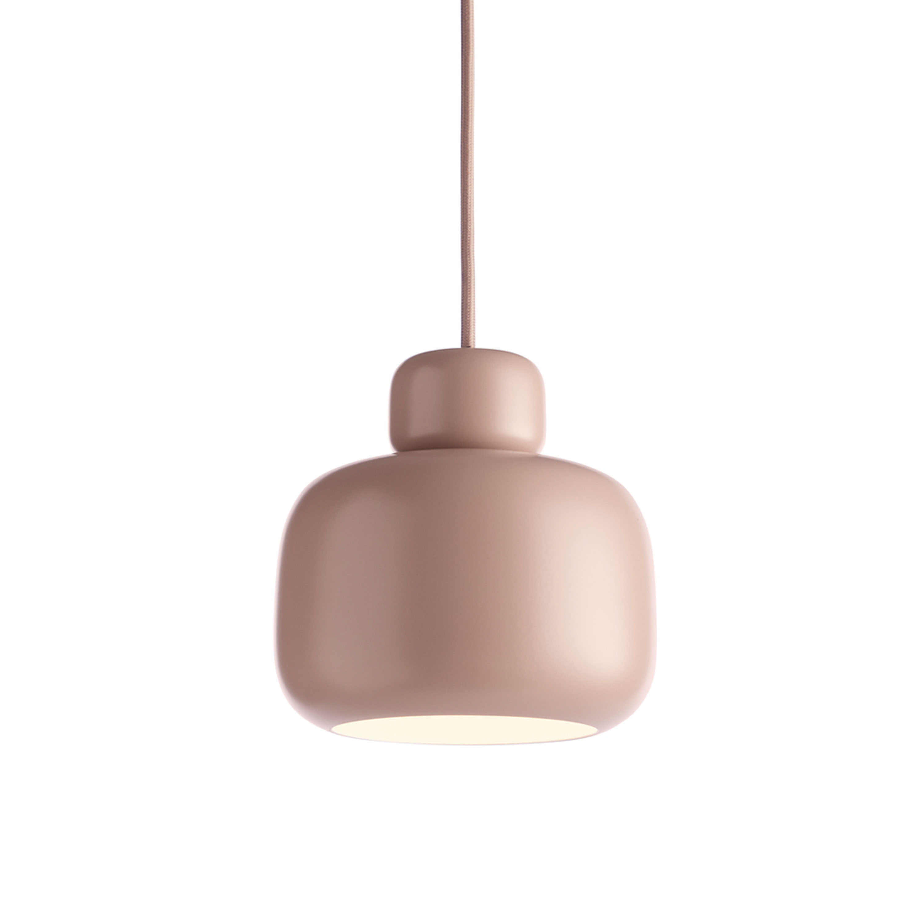 Woud - Stone Pendelleuchte Dusty Rose Small - Rosa - Deckenleuchten