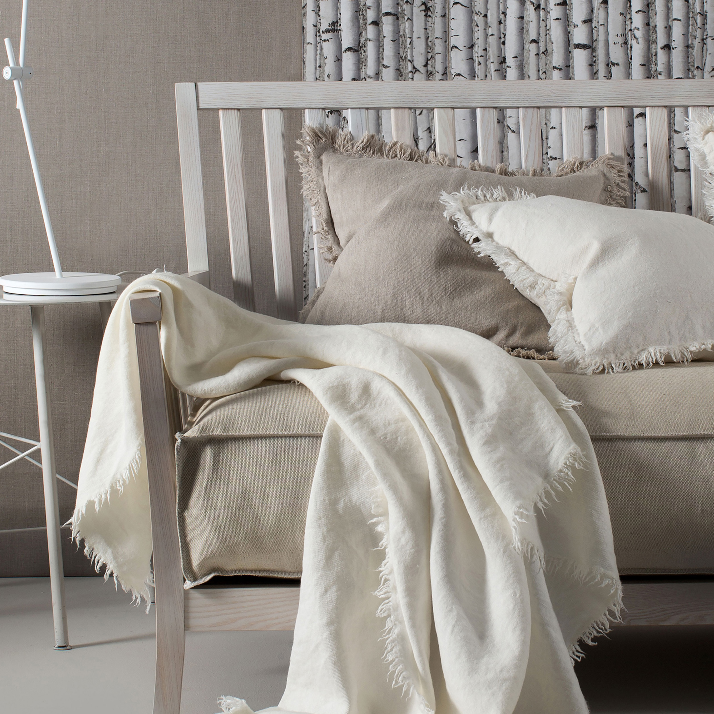 Himla Merlin Kuddfodral Linne Natural 50x50