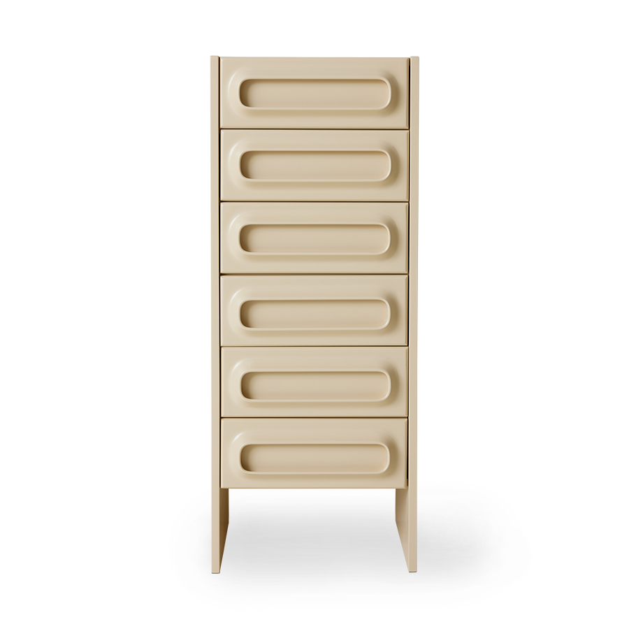 HKliving - Space Lipasto Kermanvärinen 113cm Beige - MDF - Toimistot