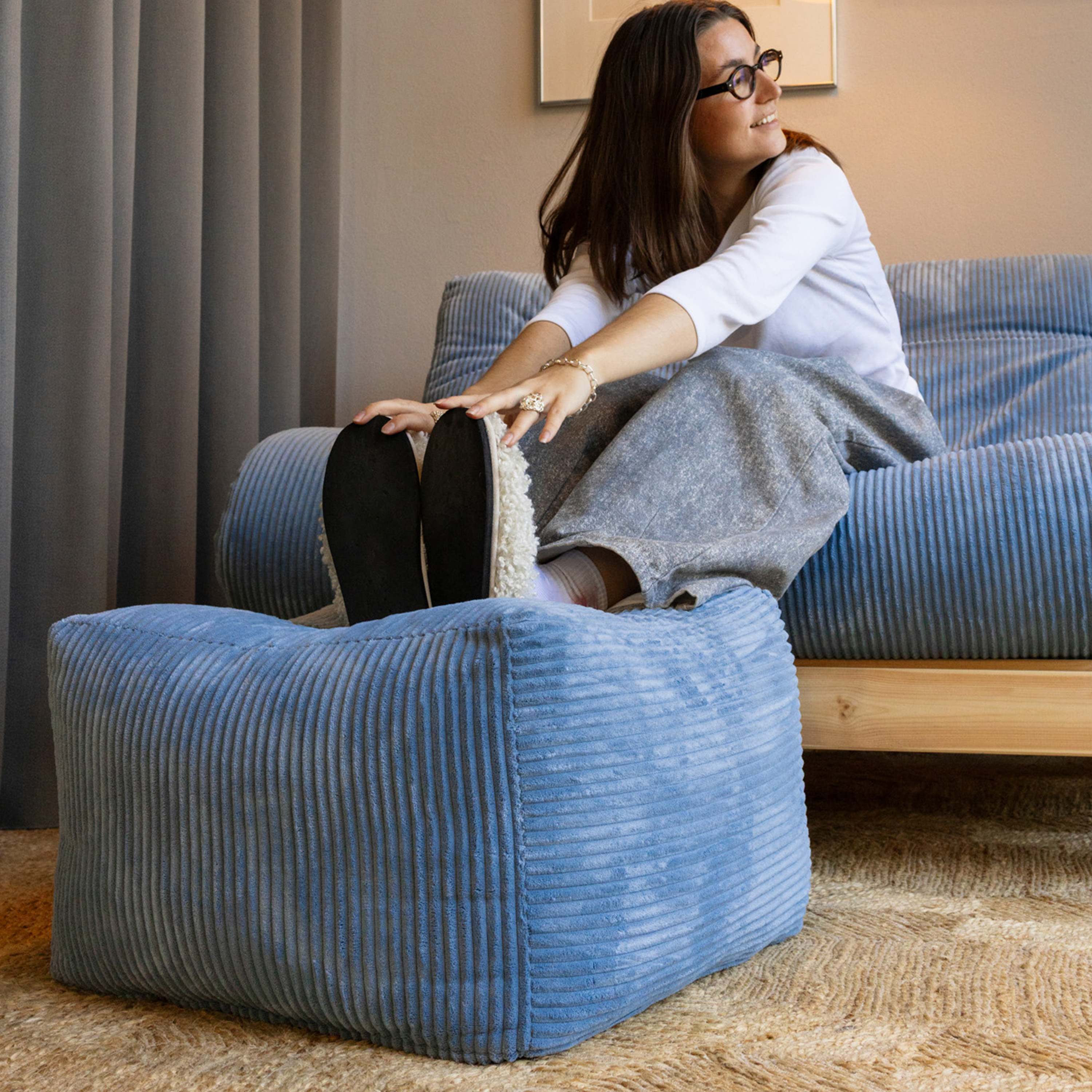 Karup Design Buddy Sittepuff Hazy Blue