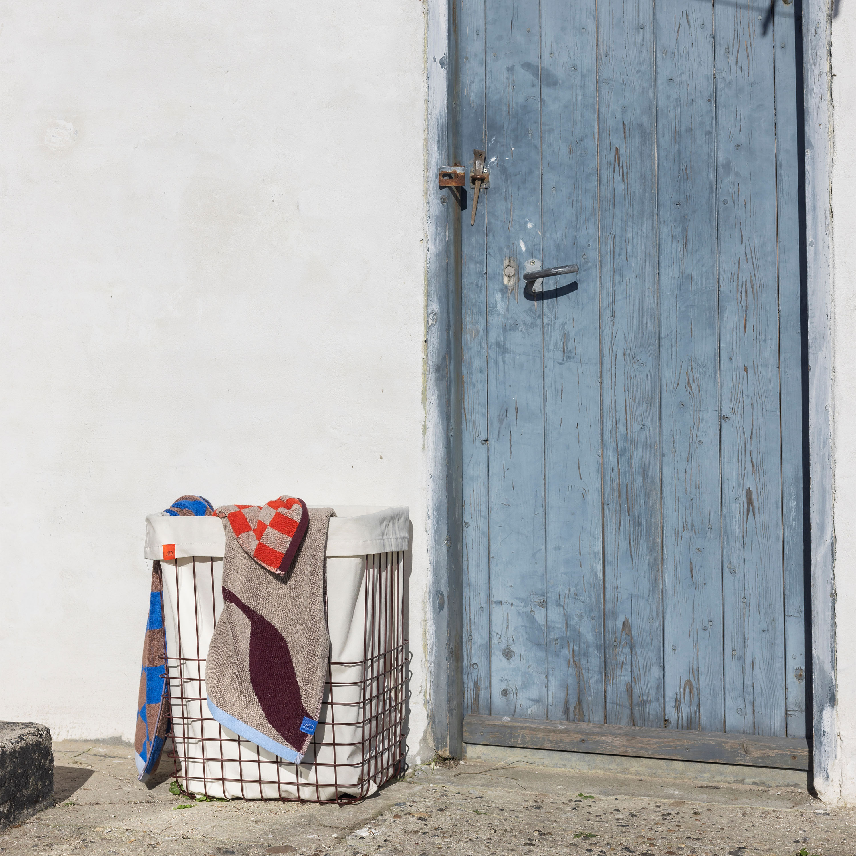 Mette Ditmer Store-it Kurv med Stoffpose Vinrød Large