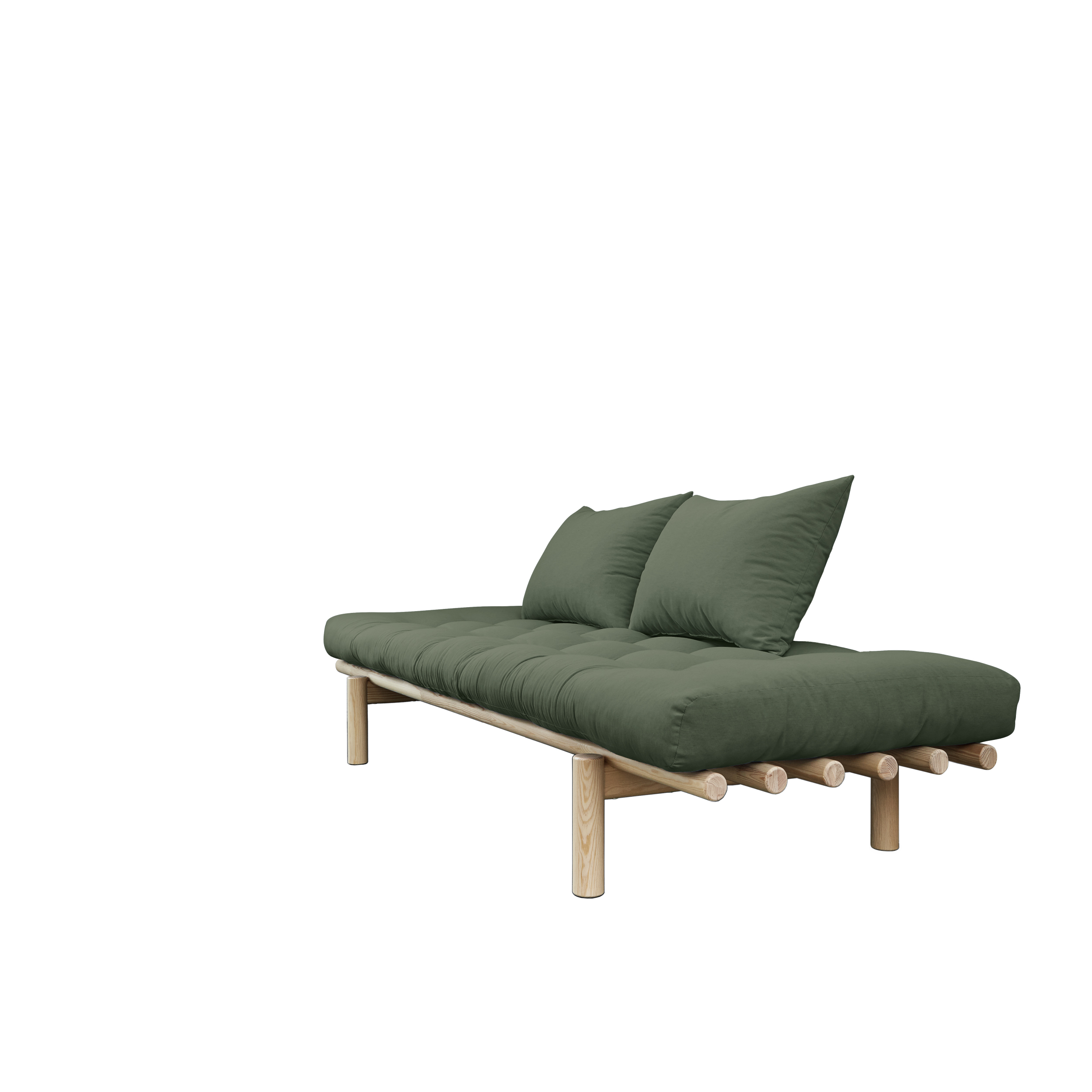 Karup Design Pace Dagbädd Natur/Olive Green 200cm