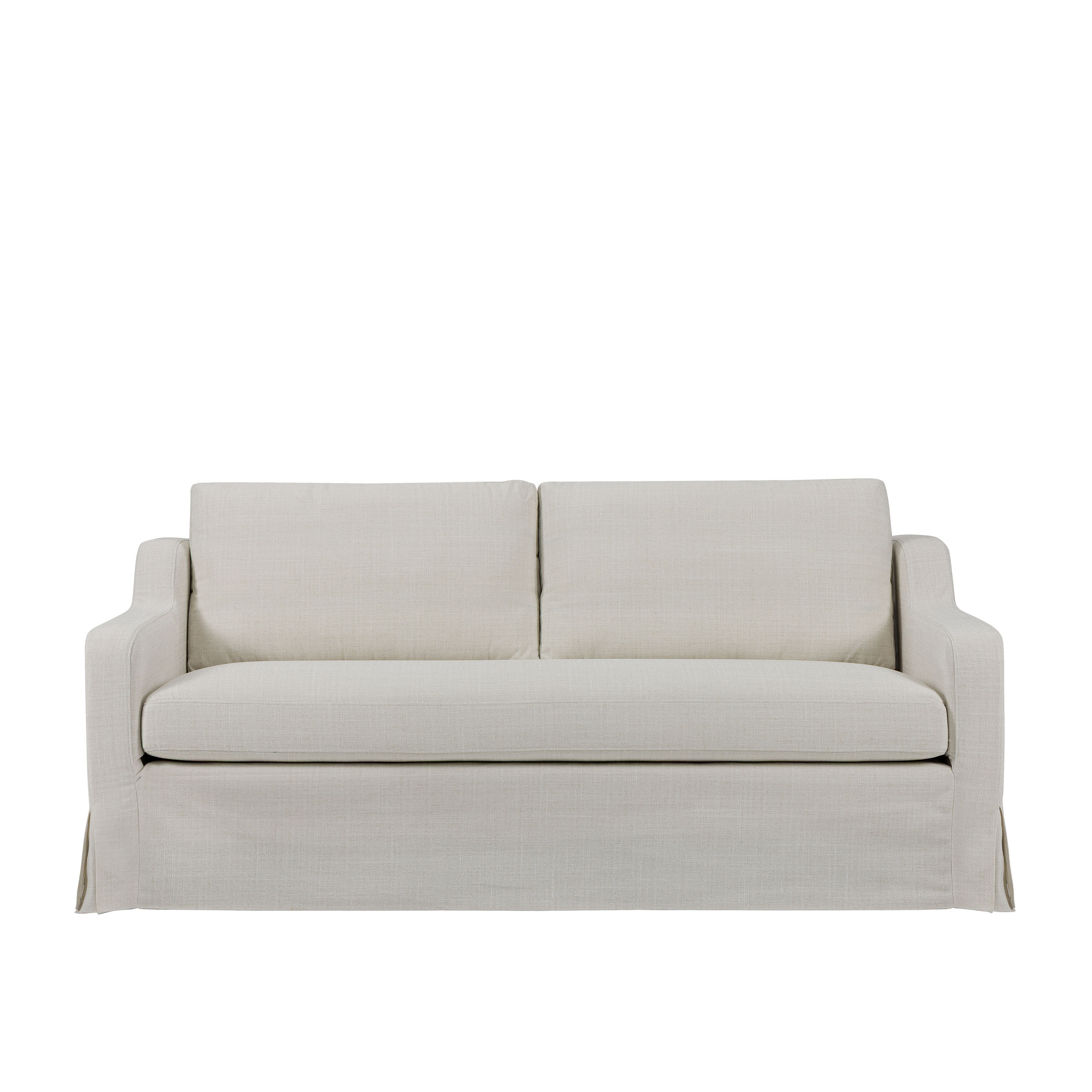 Verona 3-sits Soffa White Linen 186cm