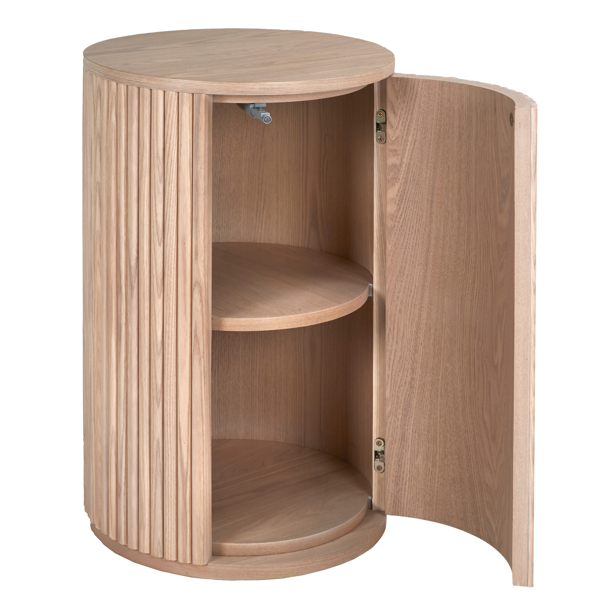 Nordic Home Kajsa Sidobord Whitewash Höger Ø40