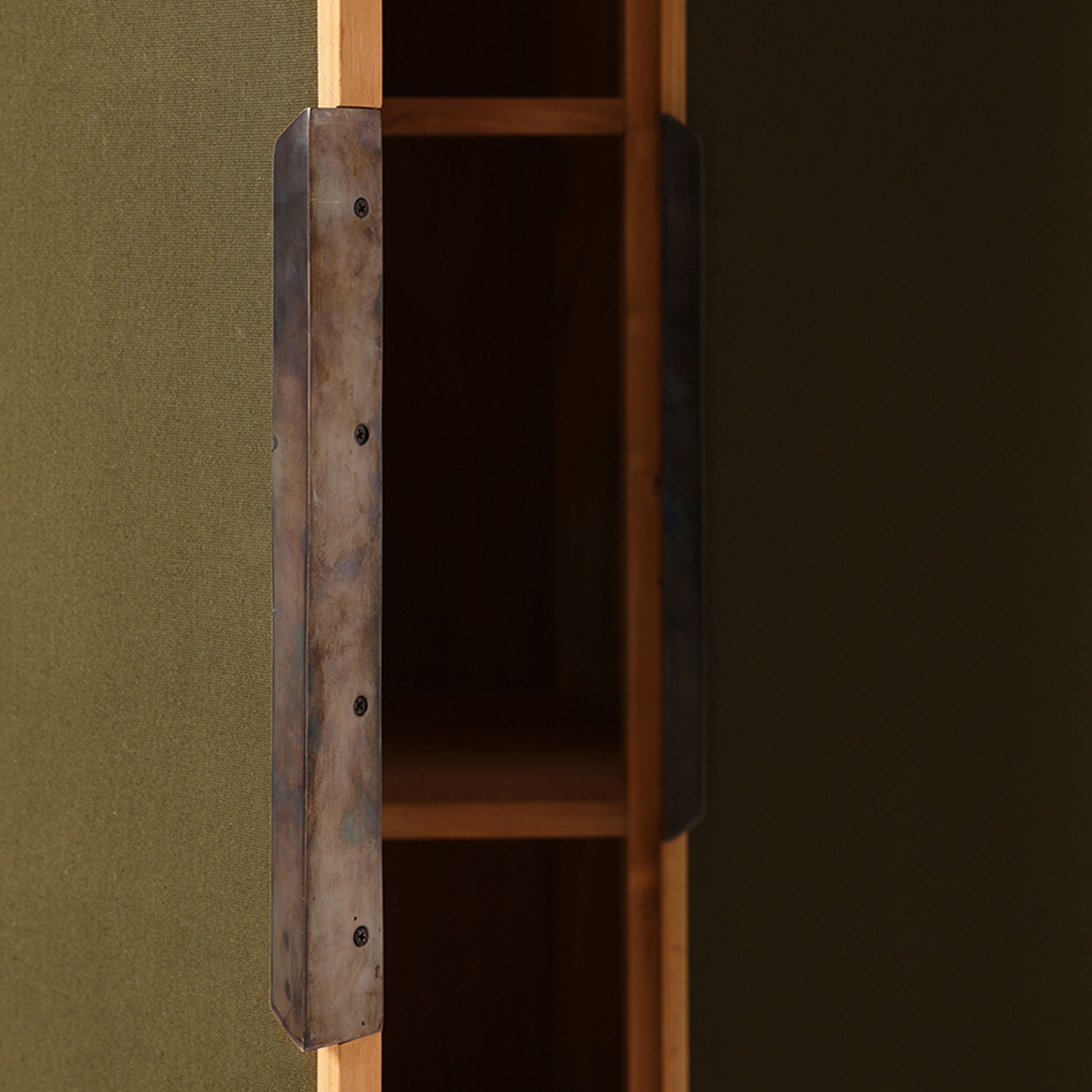 HKliving Pioneer Skåp Canvas 100x180