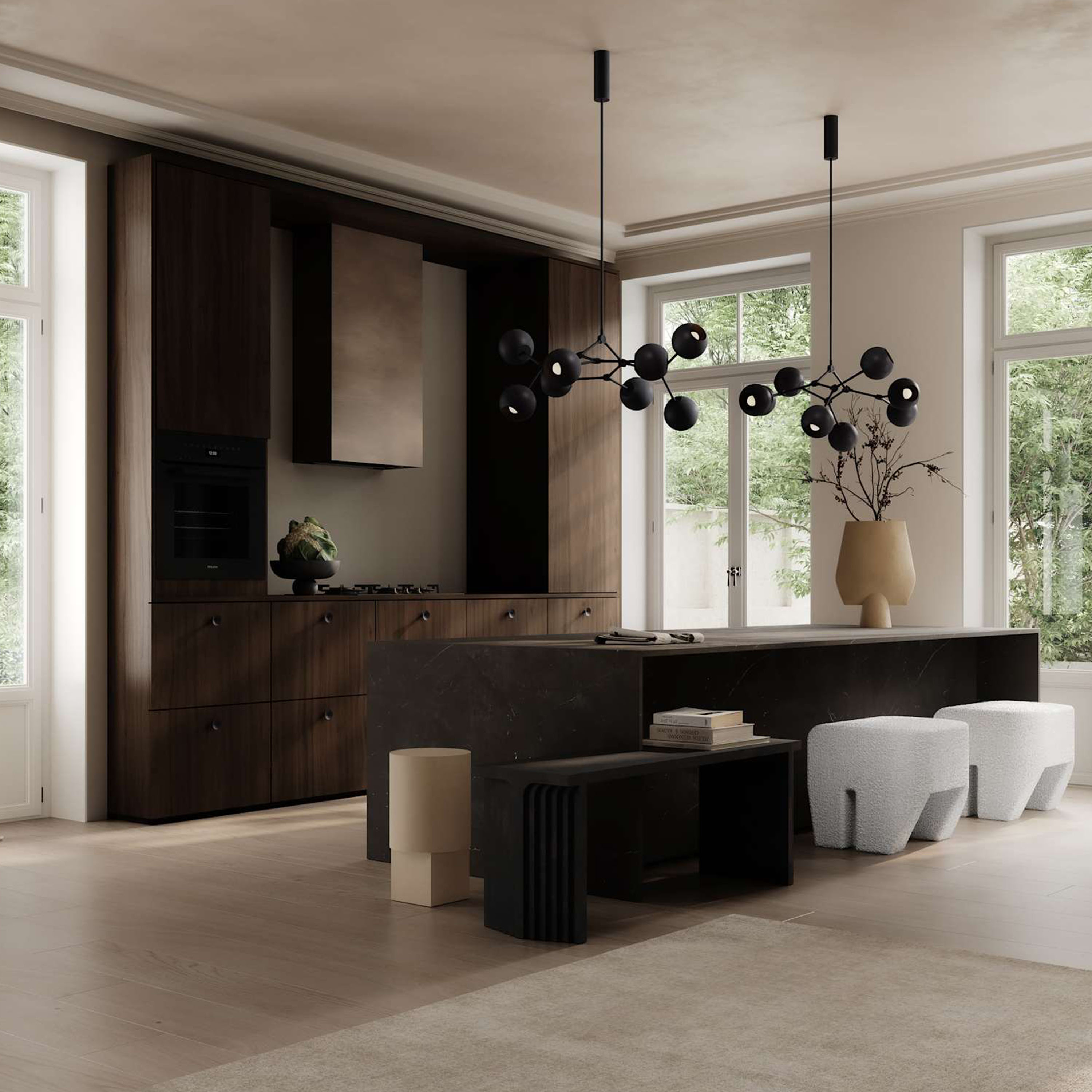 101 Copenhagen Column Seitentisch Sand