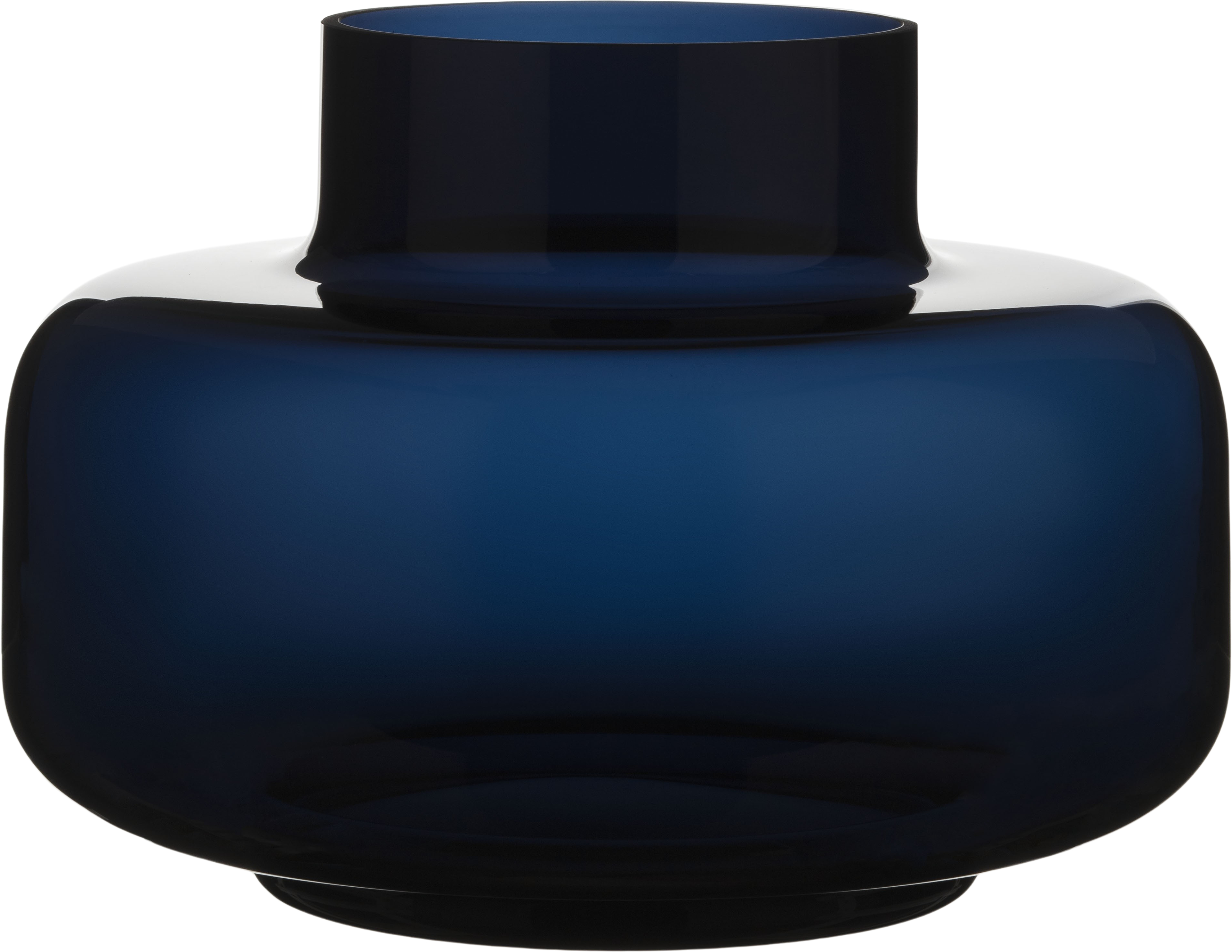 Marimekko - Urna Vas Midnight Blue 30cm - Blå
