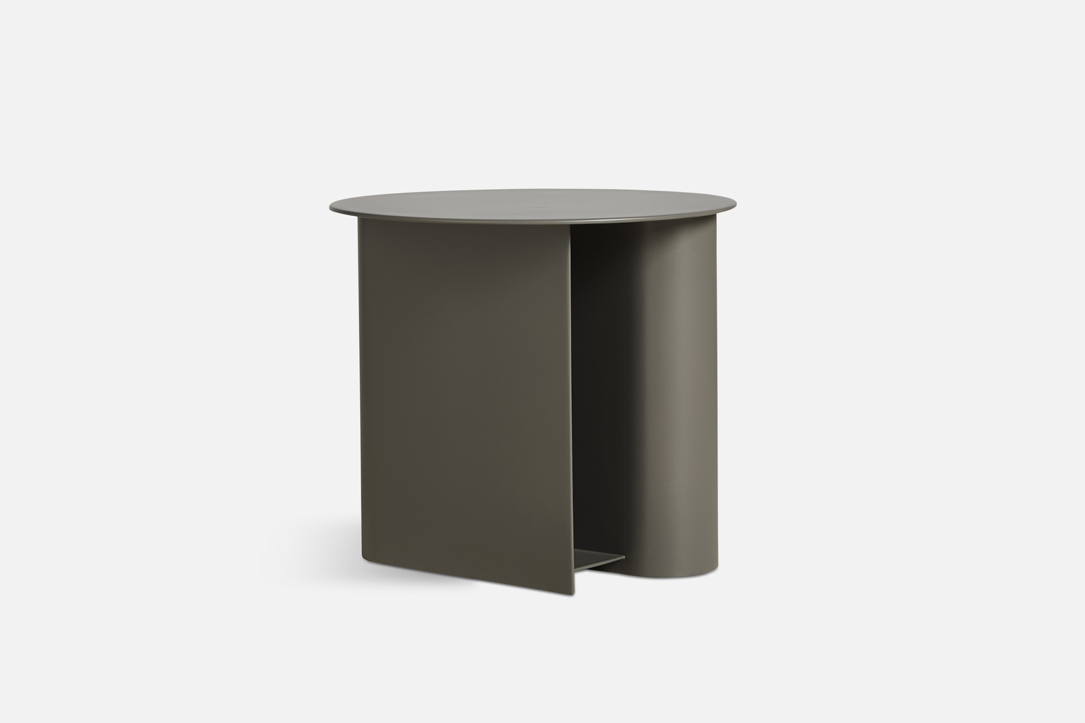 Woud Sentrum Sidobord Brun Ø40