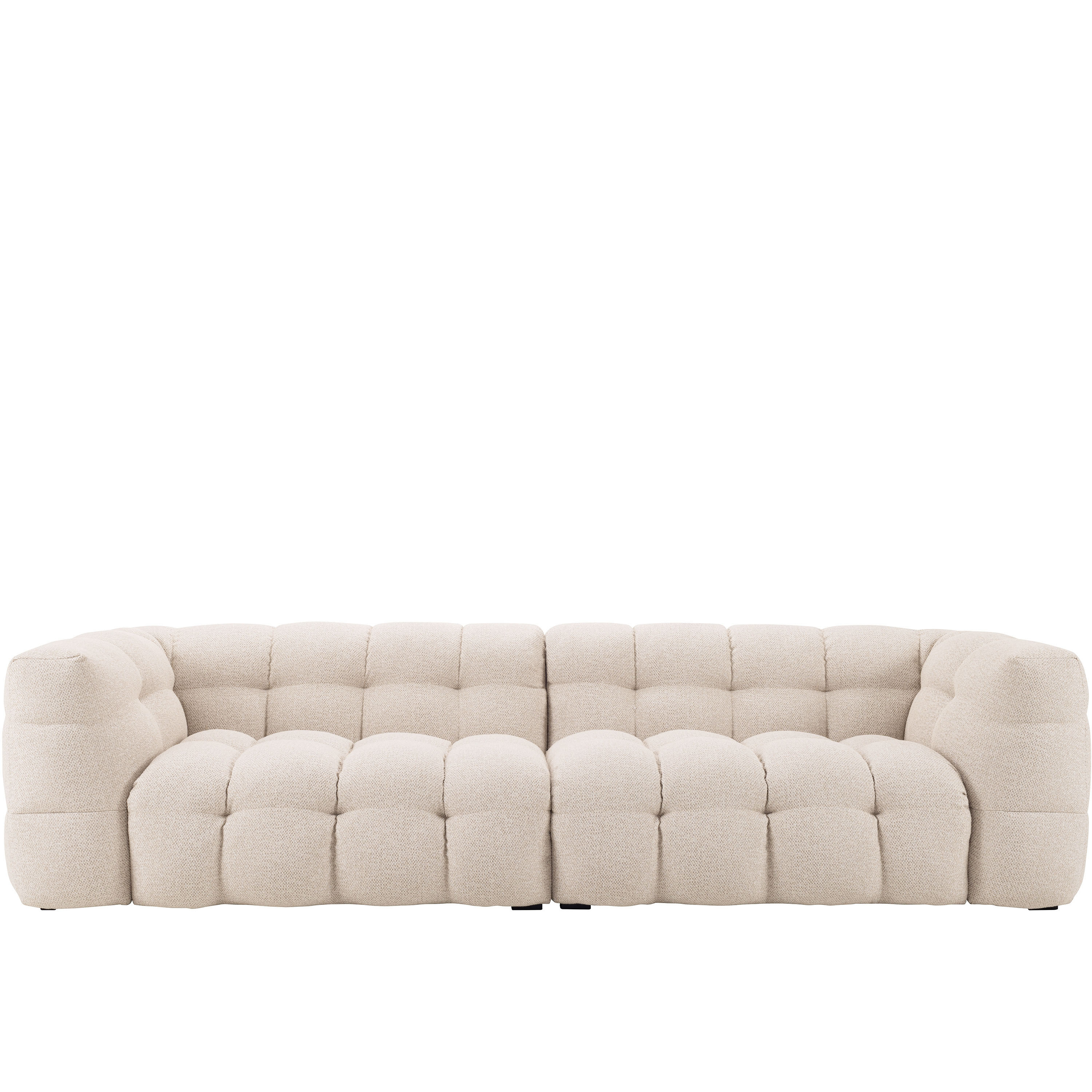 Billie 4-Seters Sofa Beige Bouclé
