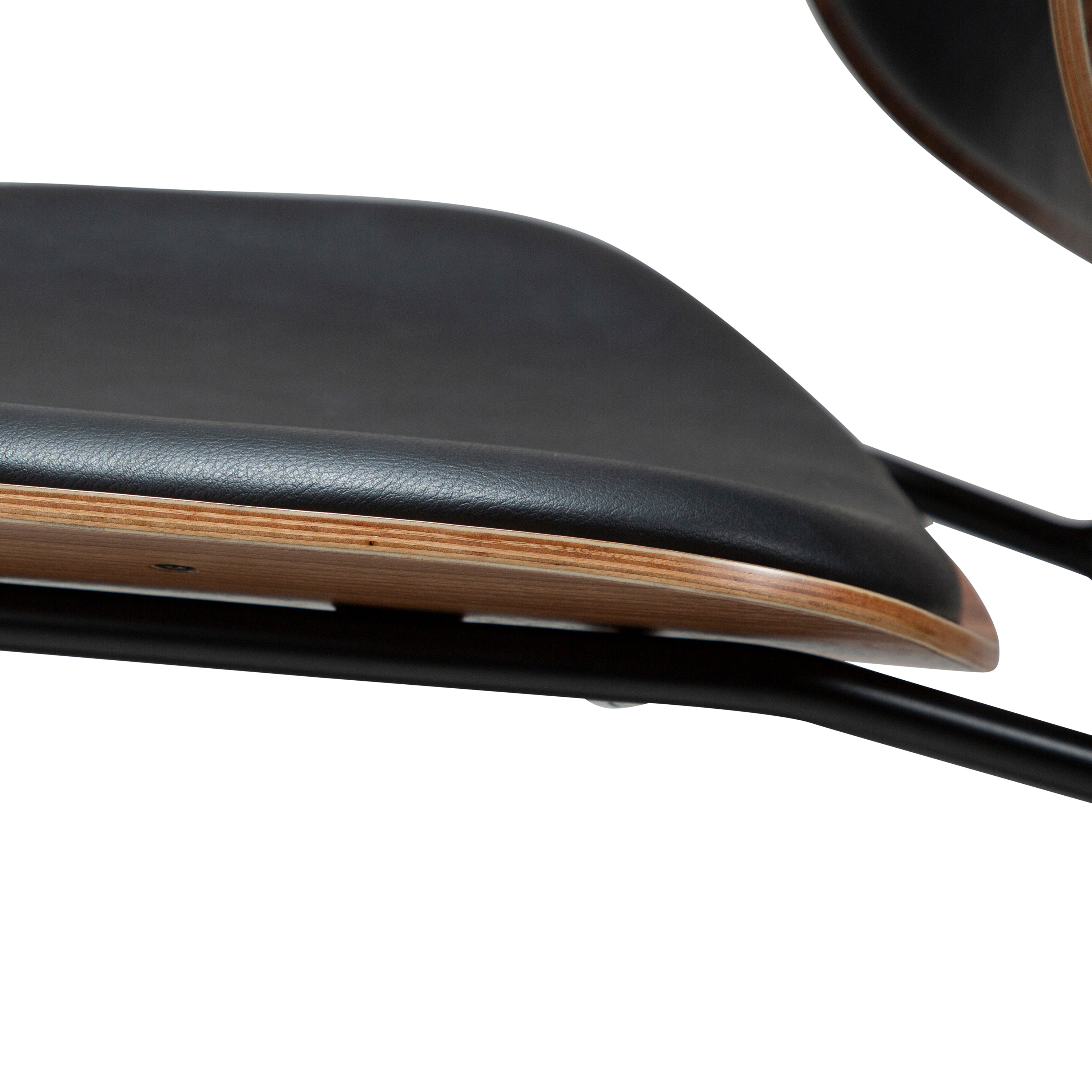 Dan Form Clementina Matstol Svart/Valnøtt